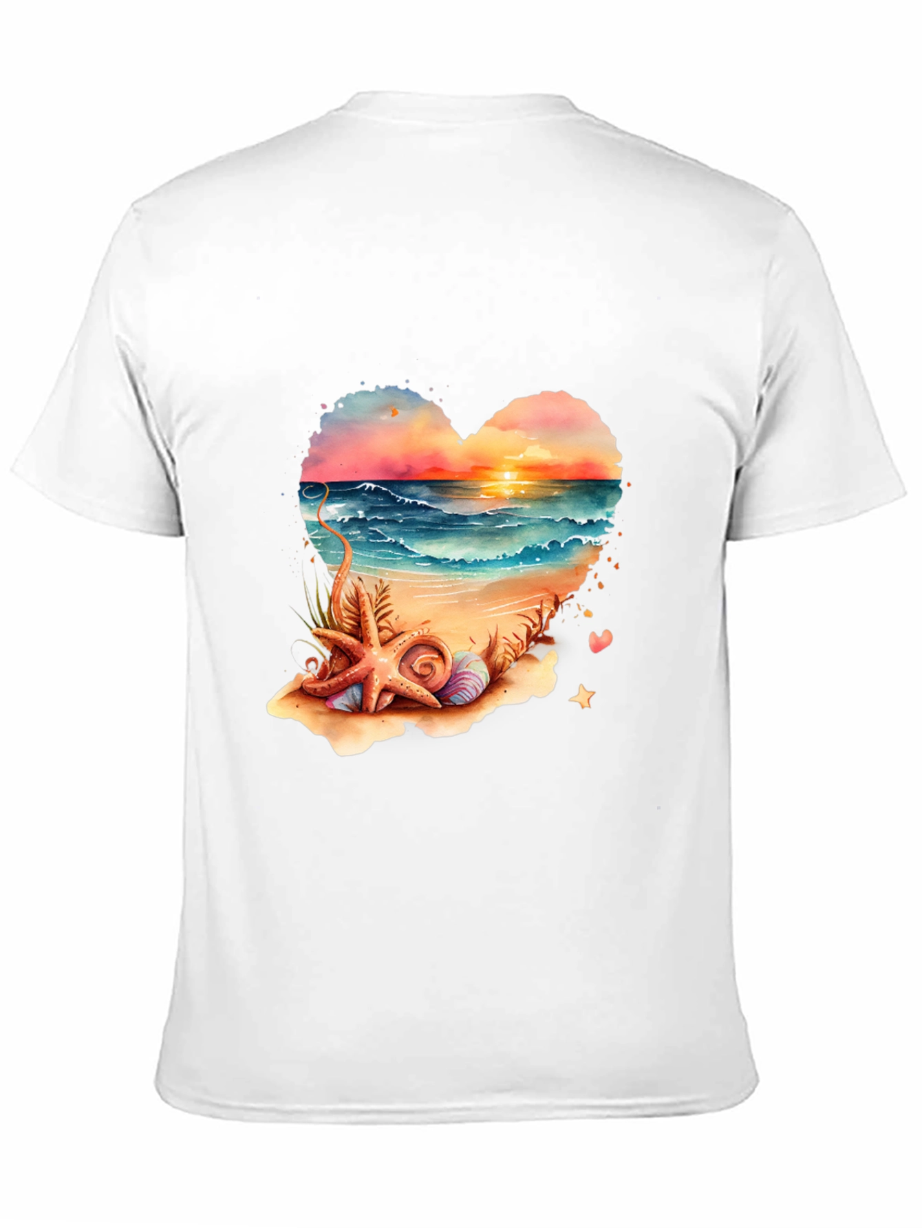 Beach Heart Graphic Tee