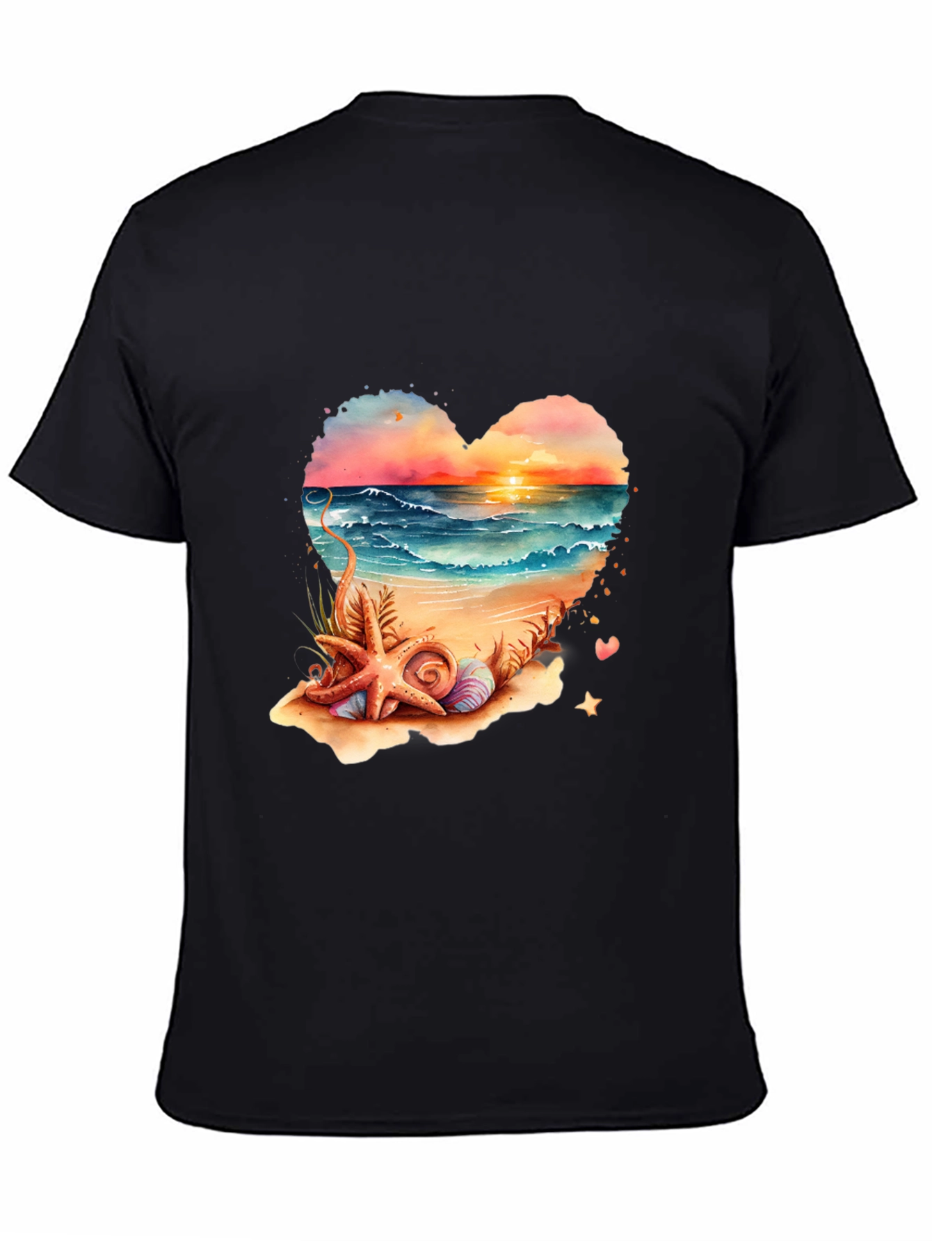 Beach Heart Graphic Tee