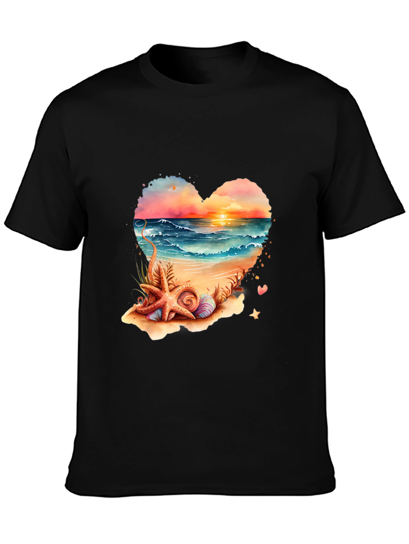 Beach Heart Graphic Tee
