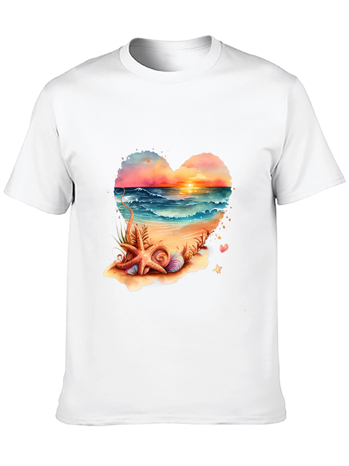 Beach Heart Graphic Tee