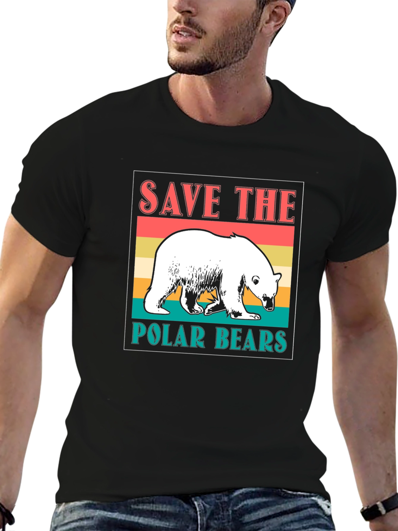 Save the Polar Bears Graphic Tee