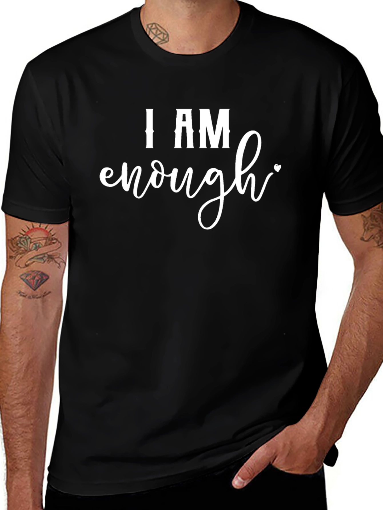 I Am Enough Graphic Tee - Motivational Shirt