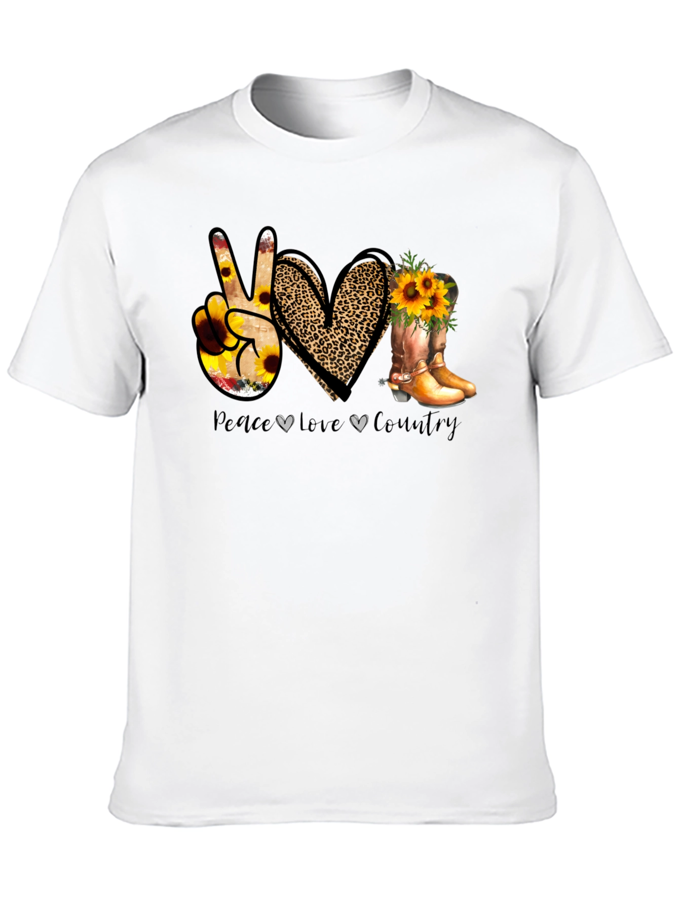Peace Love Country T-Shirt