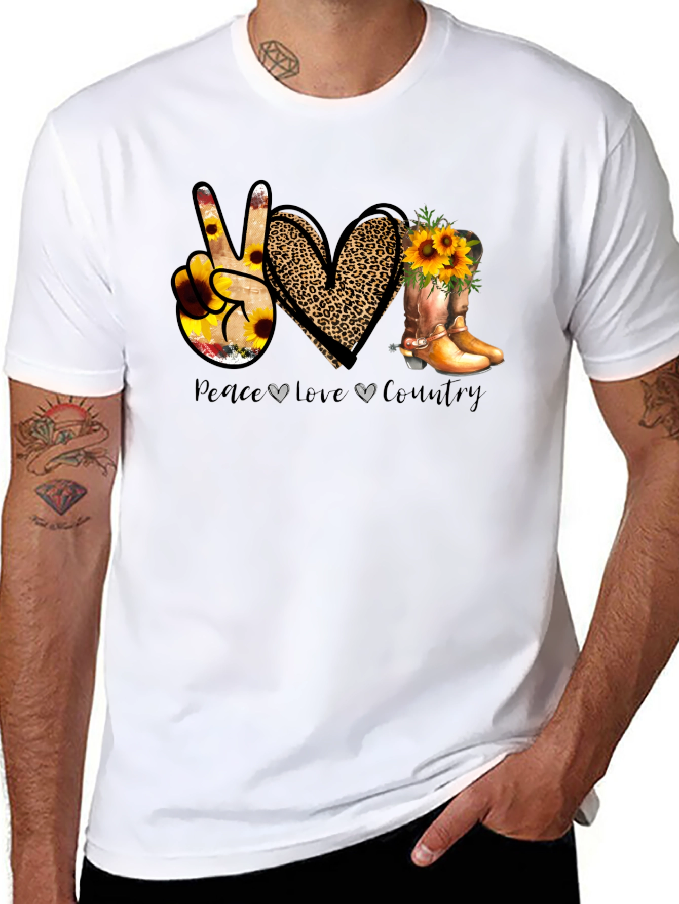 Peace Love Country T-Shirt