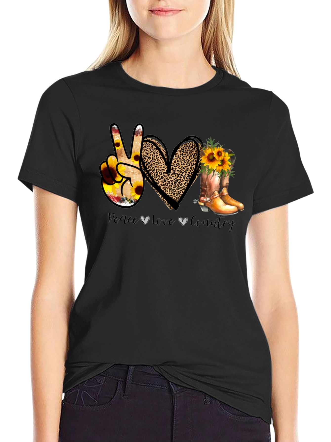 Peace Love Country T-Shirt