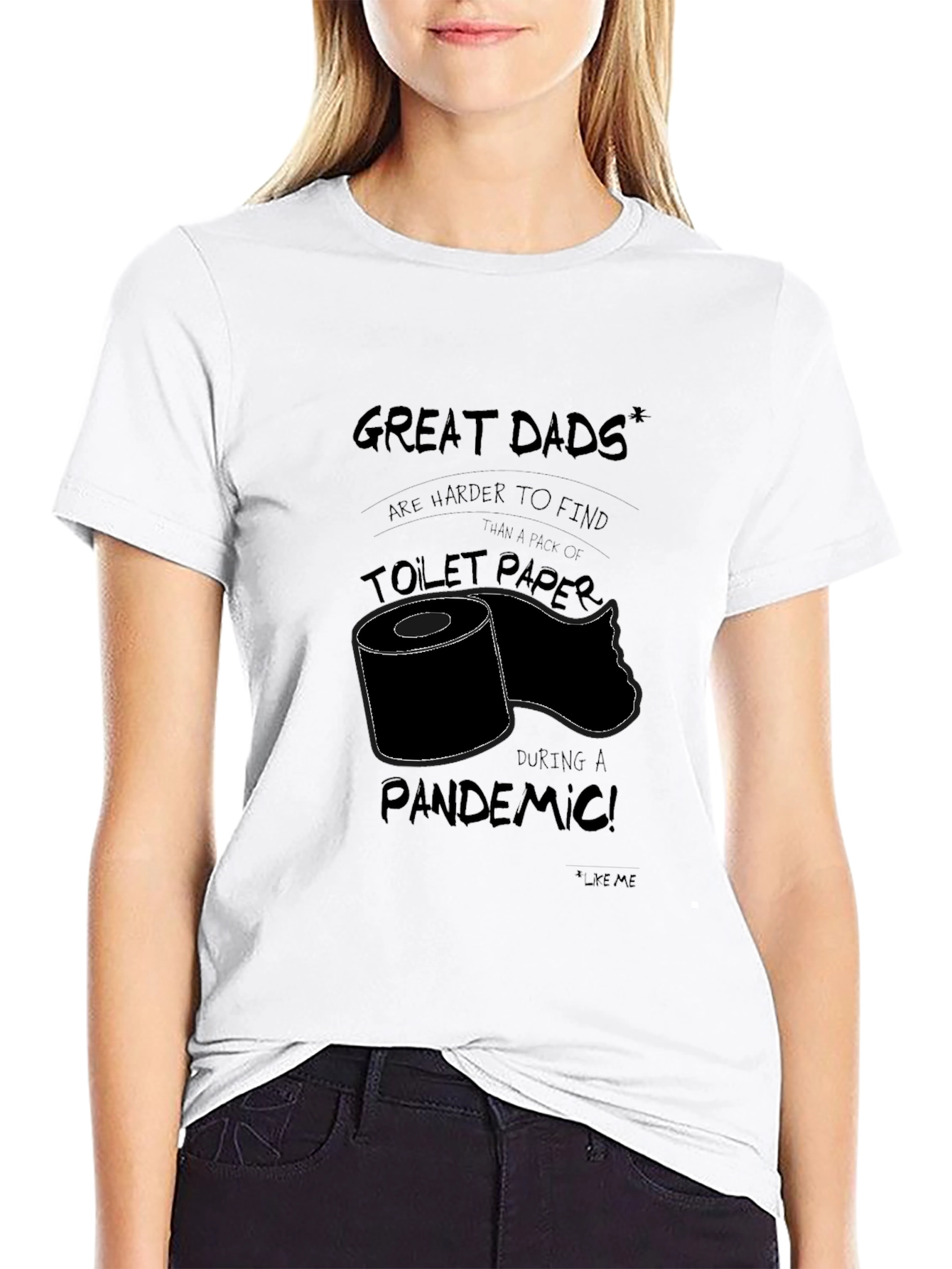 Great Dads Toilet Paper Pandemic Graphic T-Shirt