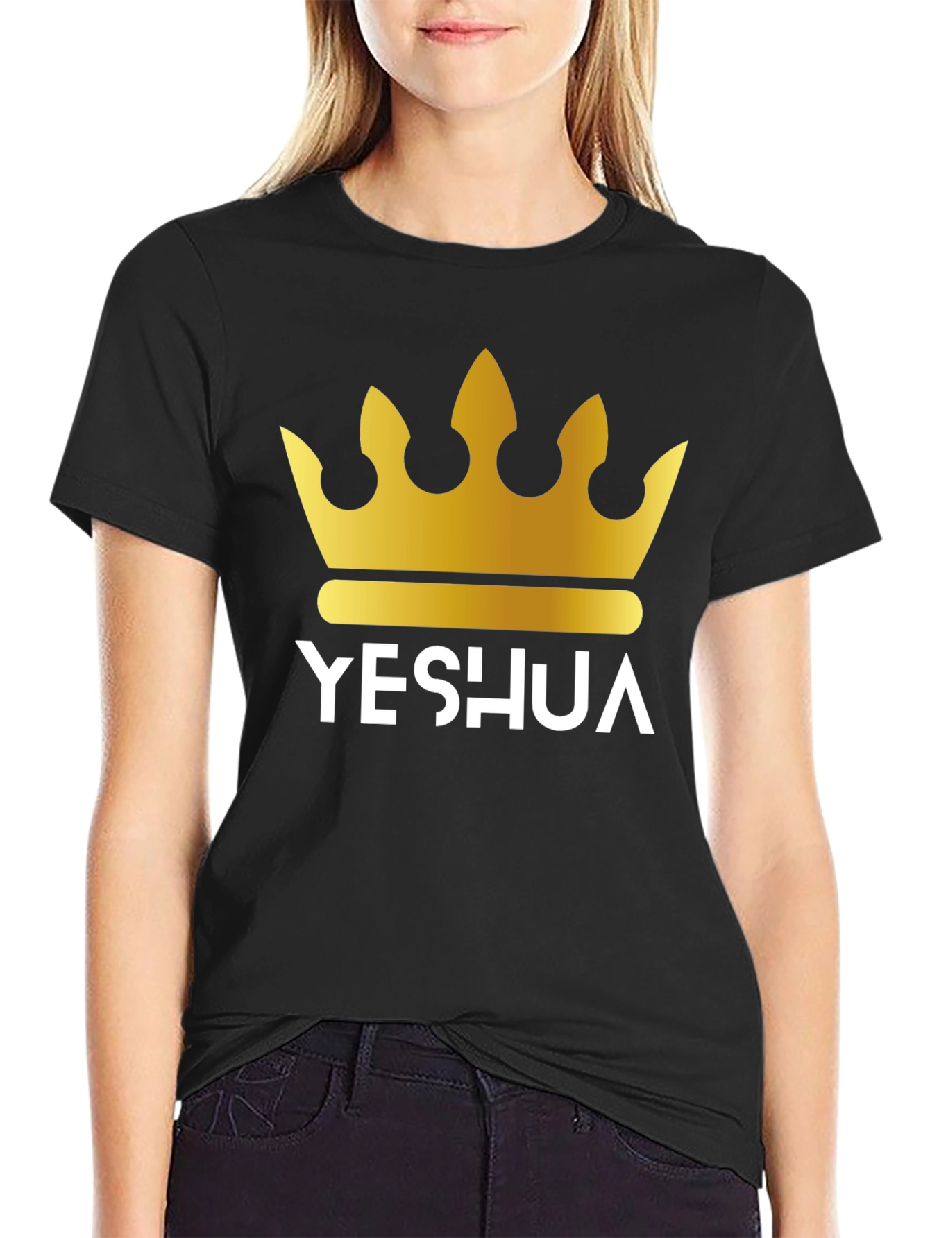 Yeshua Crown Graphic Tee - Stylish Christian Apparel