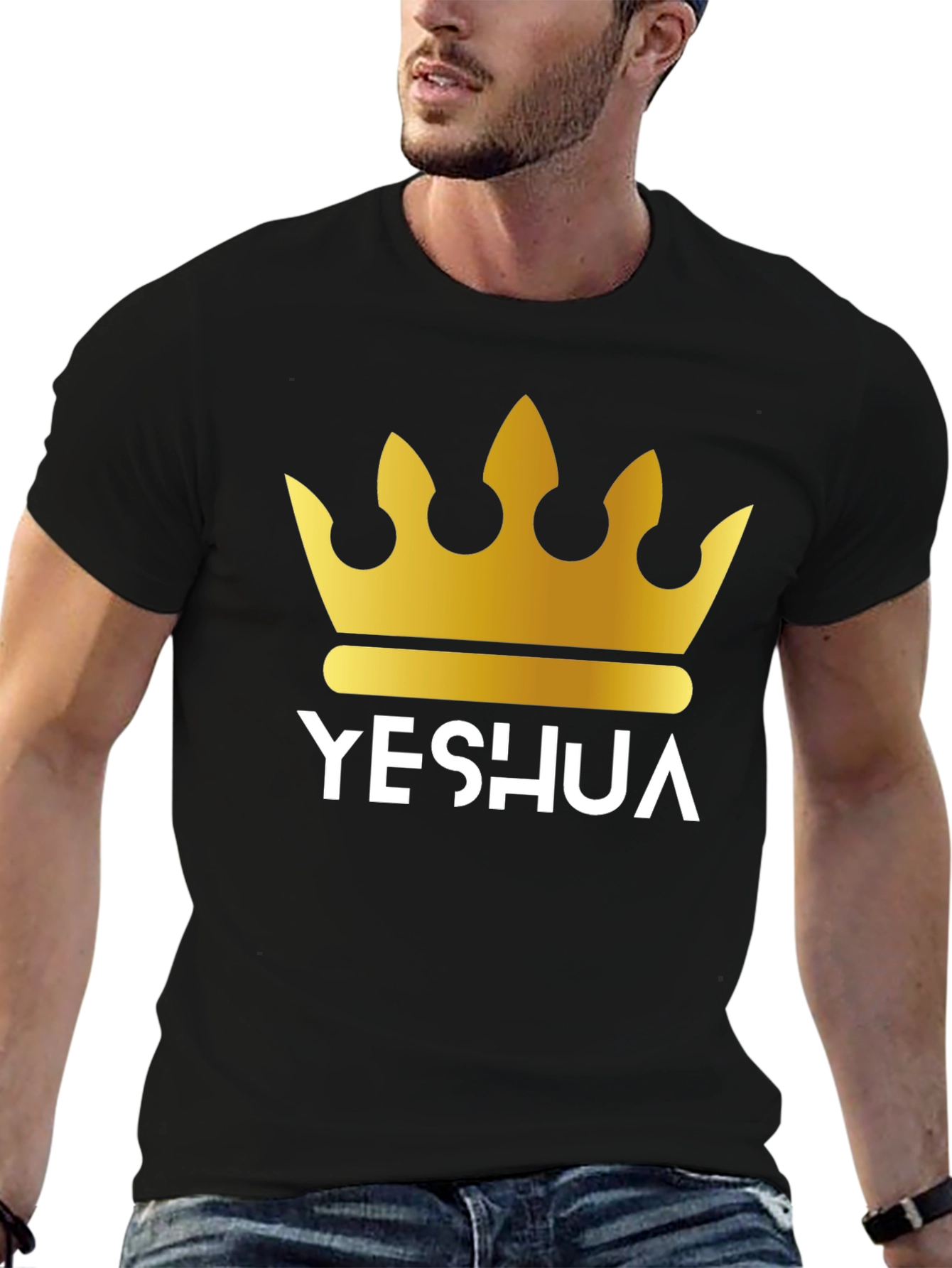 Yeshua Crown Graphic Tee - Stylish Christian Apparel