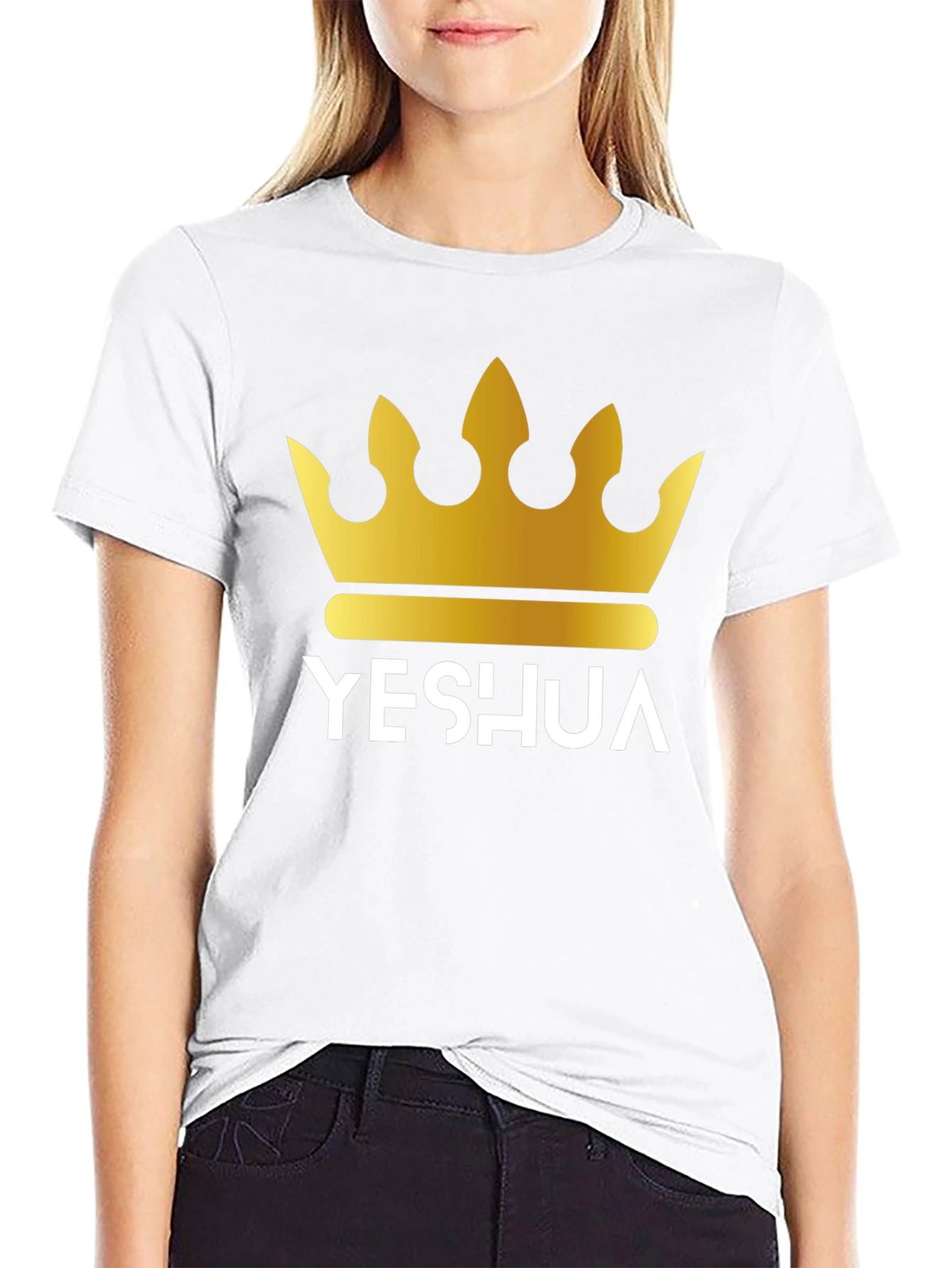 Yeshua Crown Graphic Tee - Stylish Christian Apparel