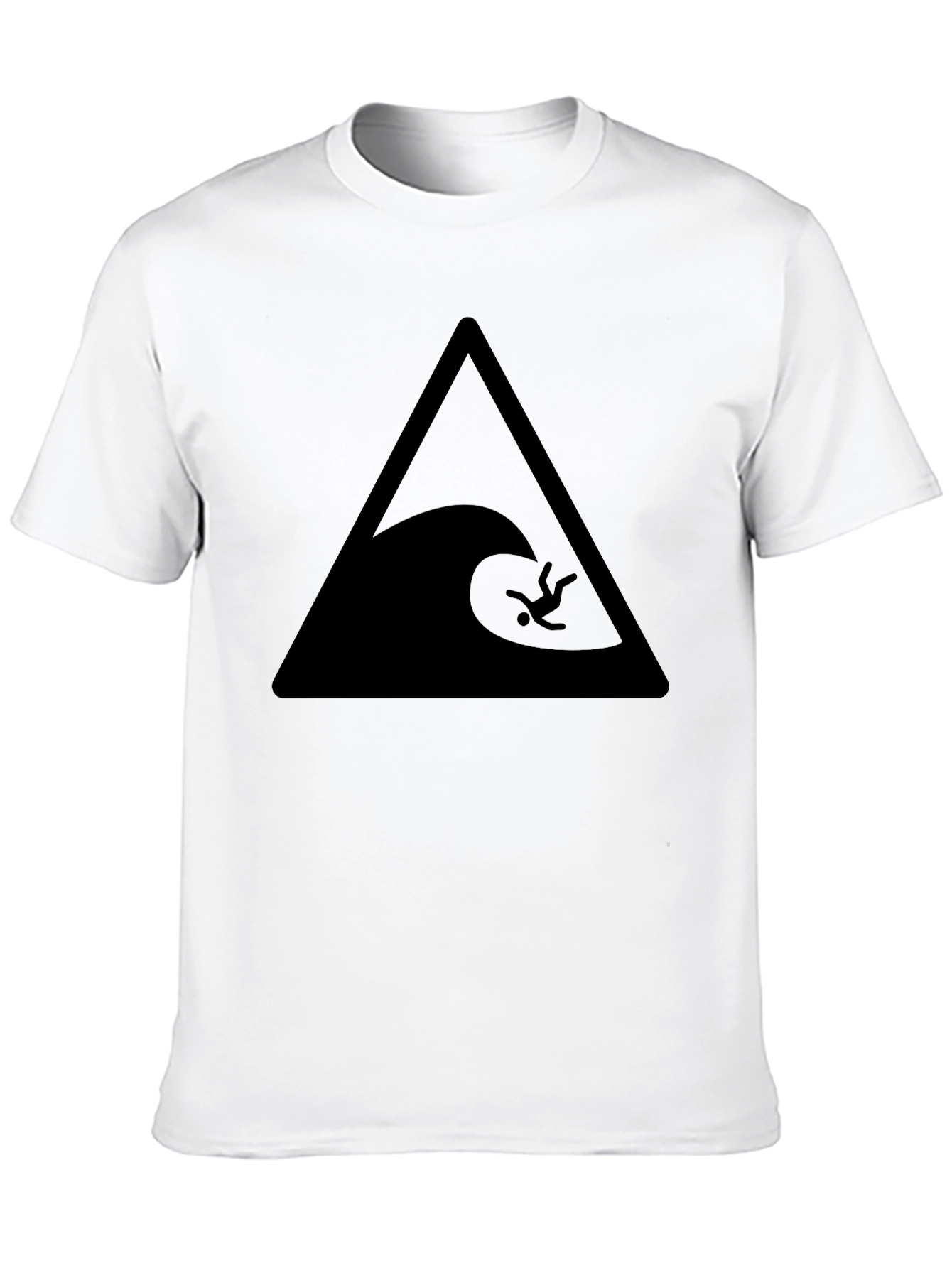 Tsunami Black Graphic Tee