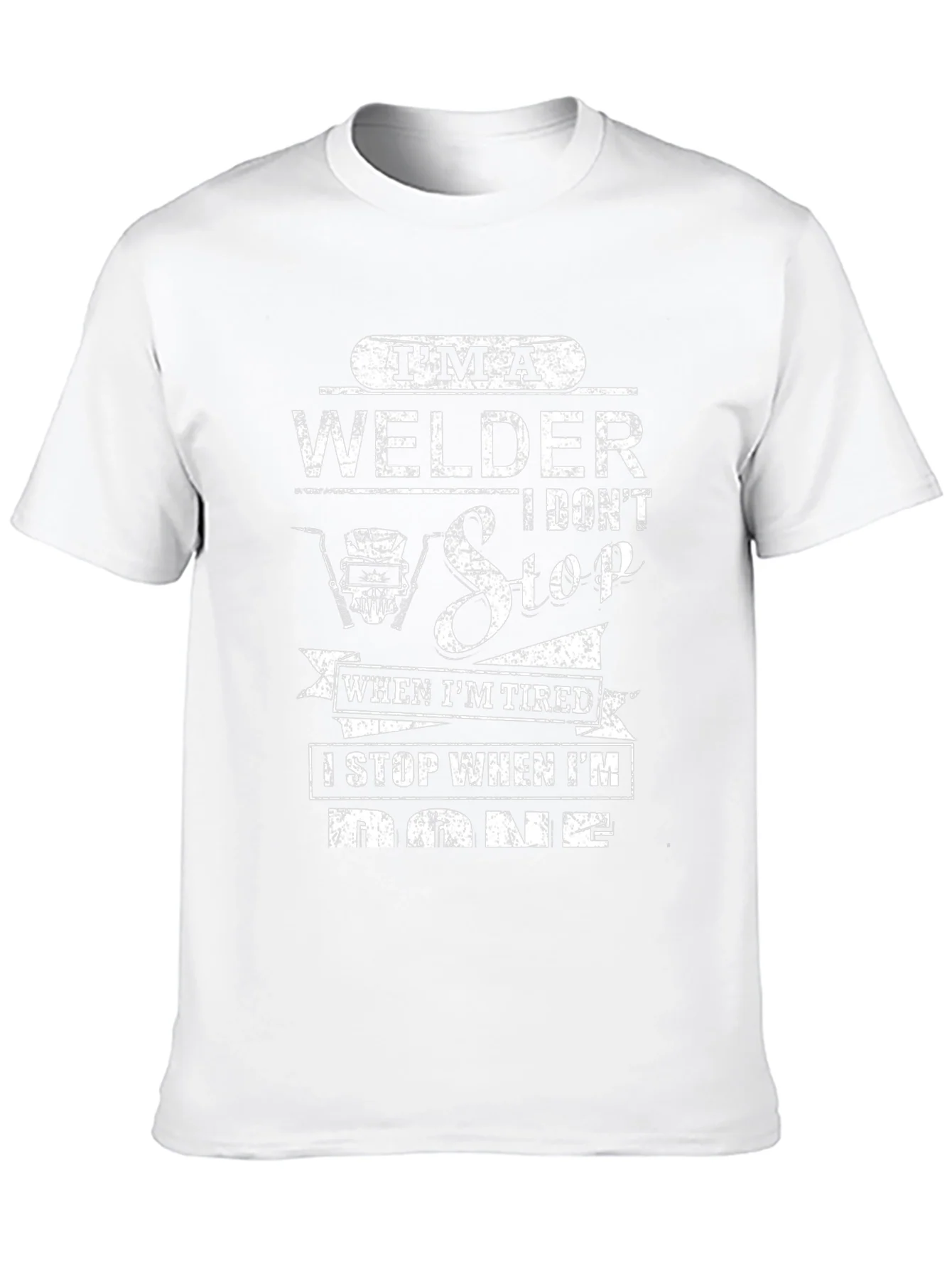 Im A Welder Black Graphic T-Shirt