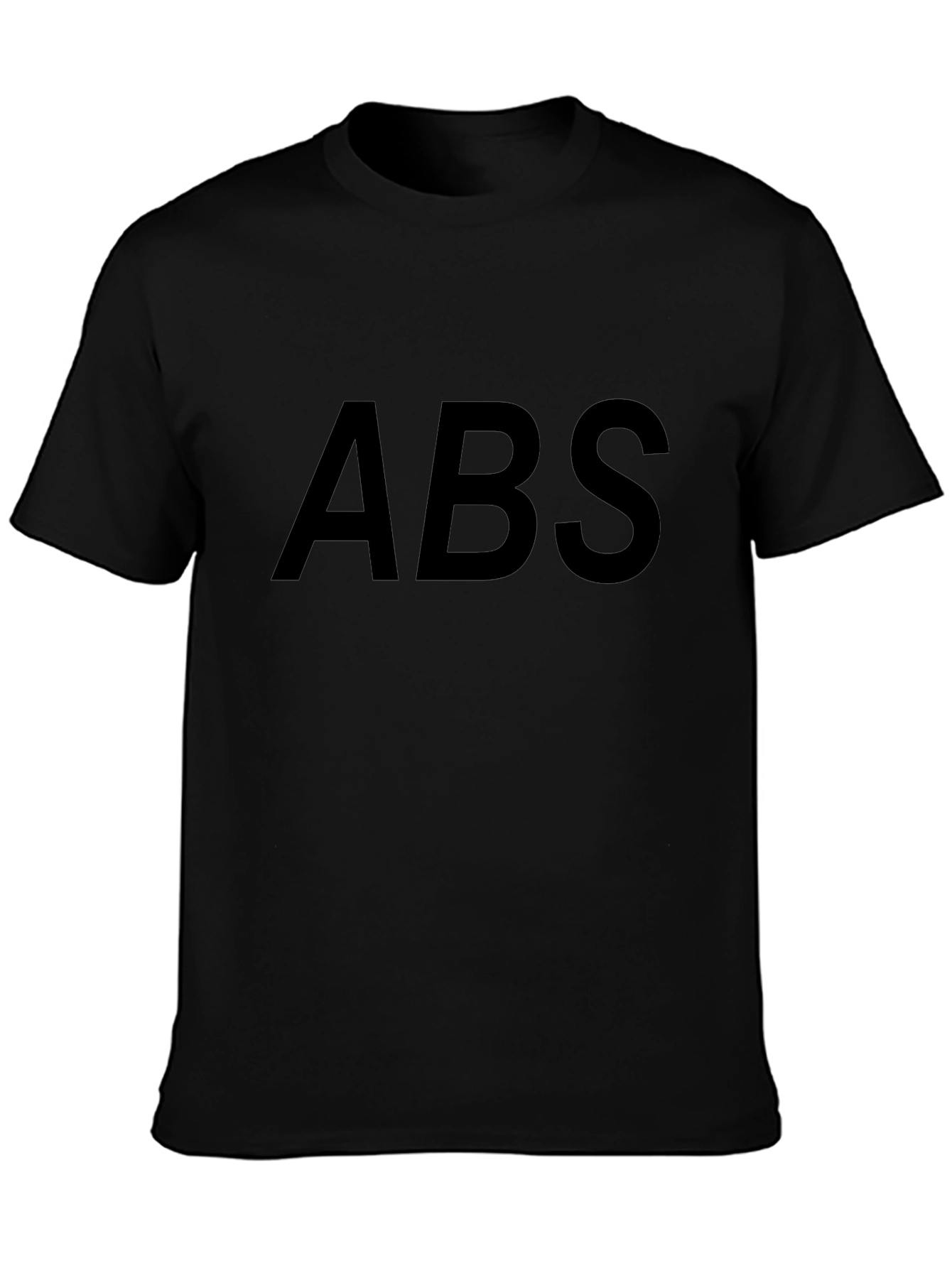 Mens ABS Graphic Black Tee