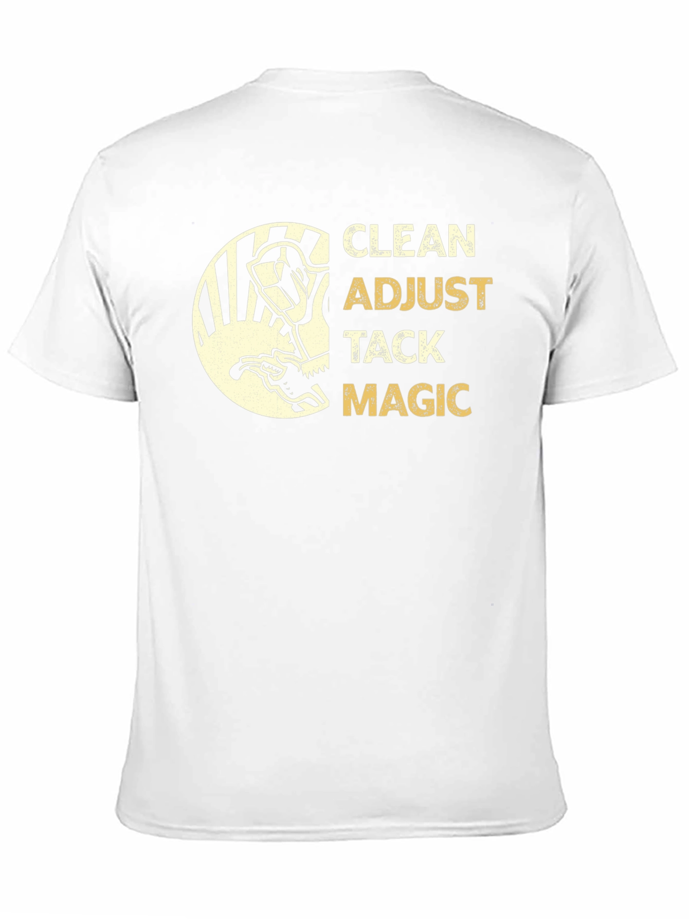 Welding Clean Adjust Tack Magic Black T-Shirt