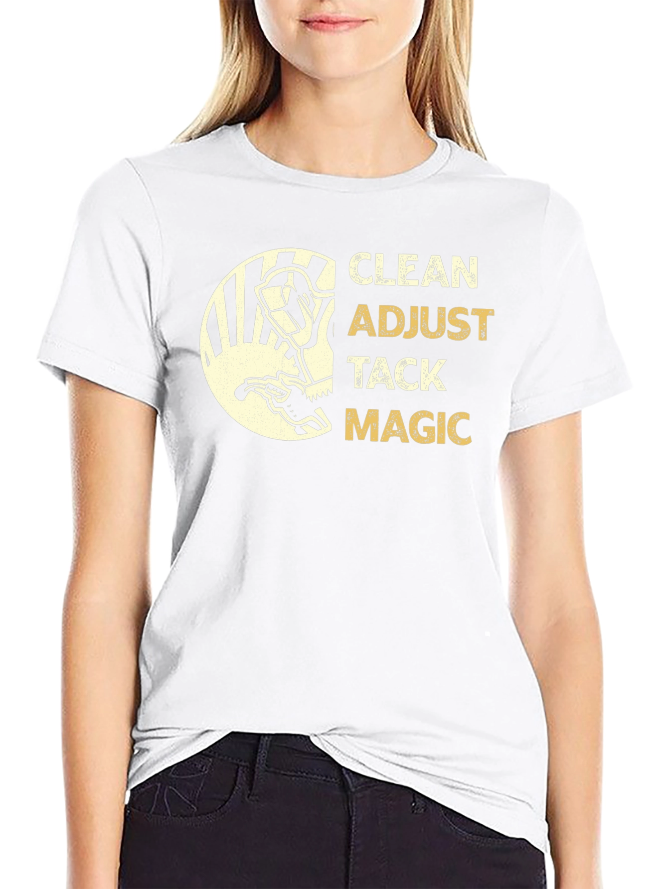 Welding Clean Adjust Tack Magic Black T-Shirt