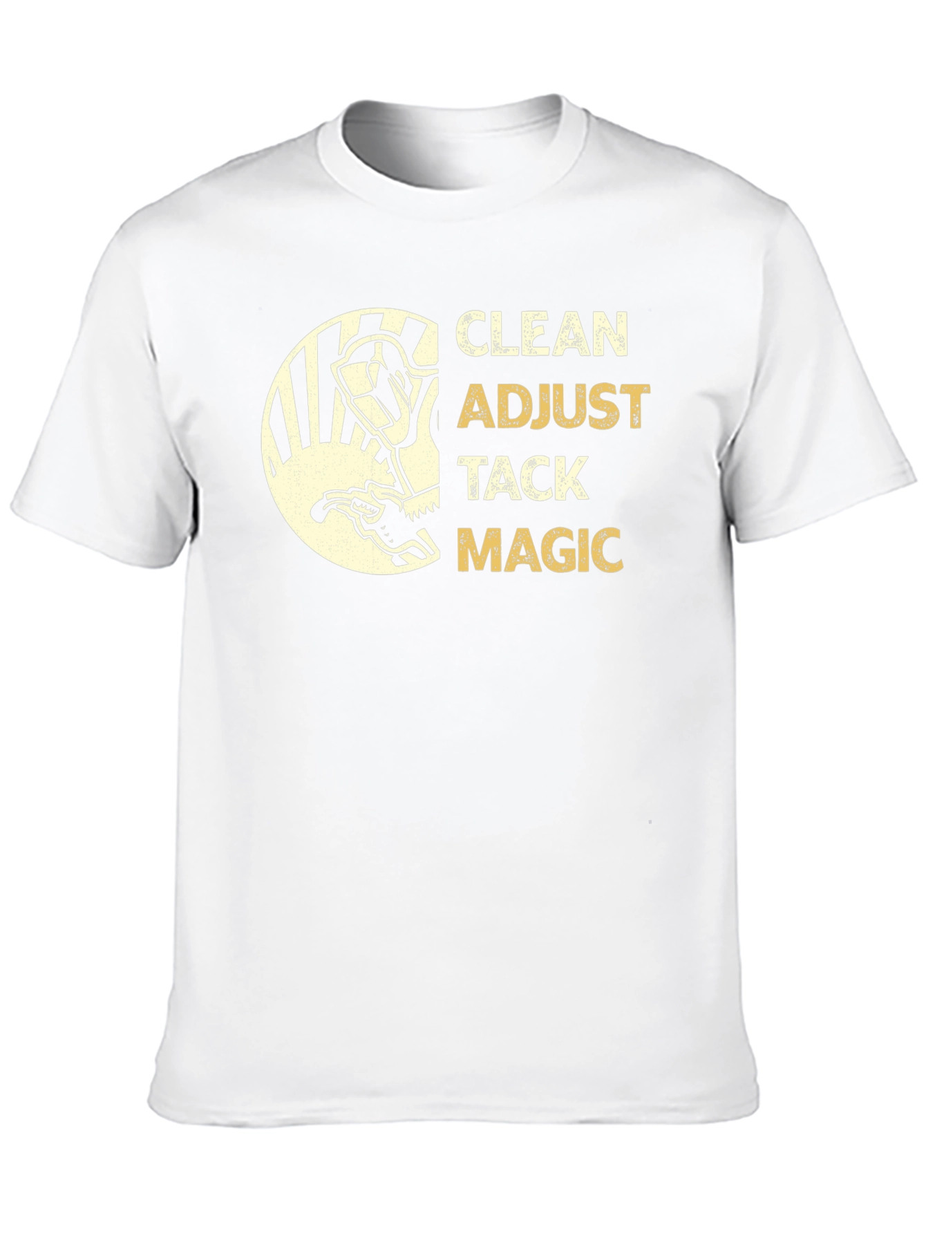 Welding Clean Adjust Tack Magic Black T-Shirt