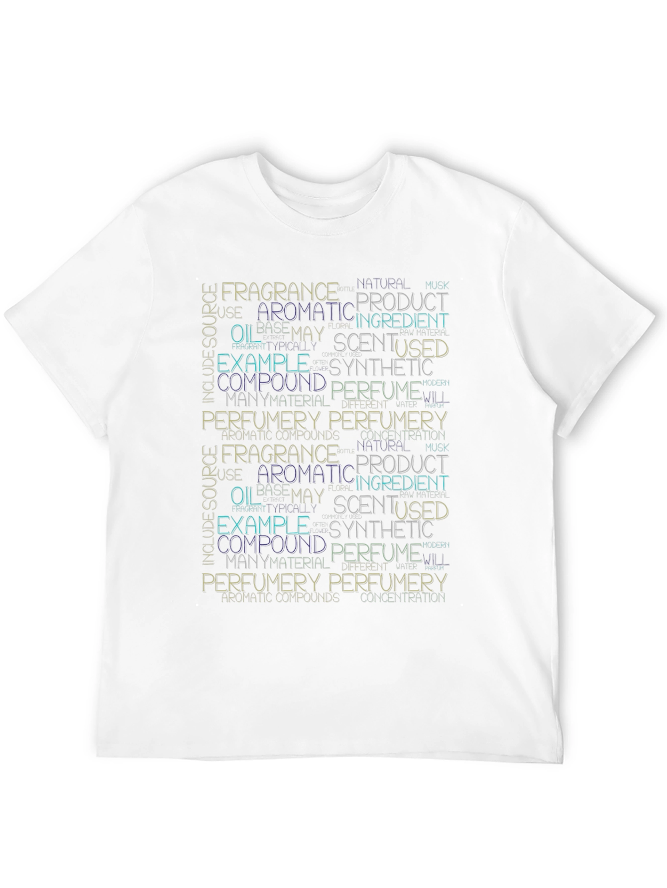 Word Cloud Perfume T-Shirt