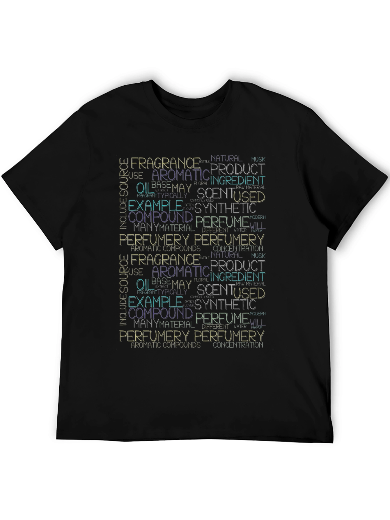 Word Cloud Perfume T-Shirt
