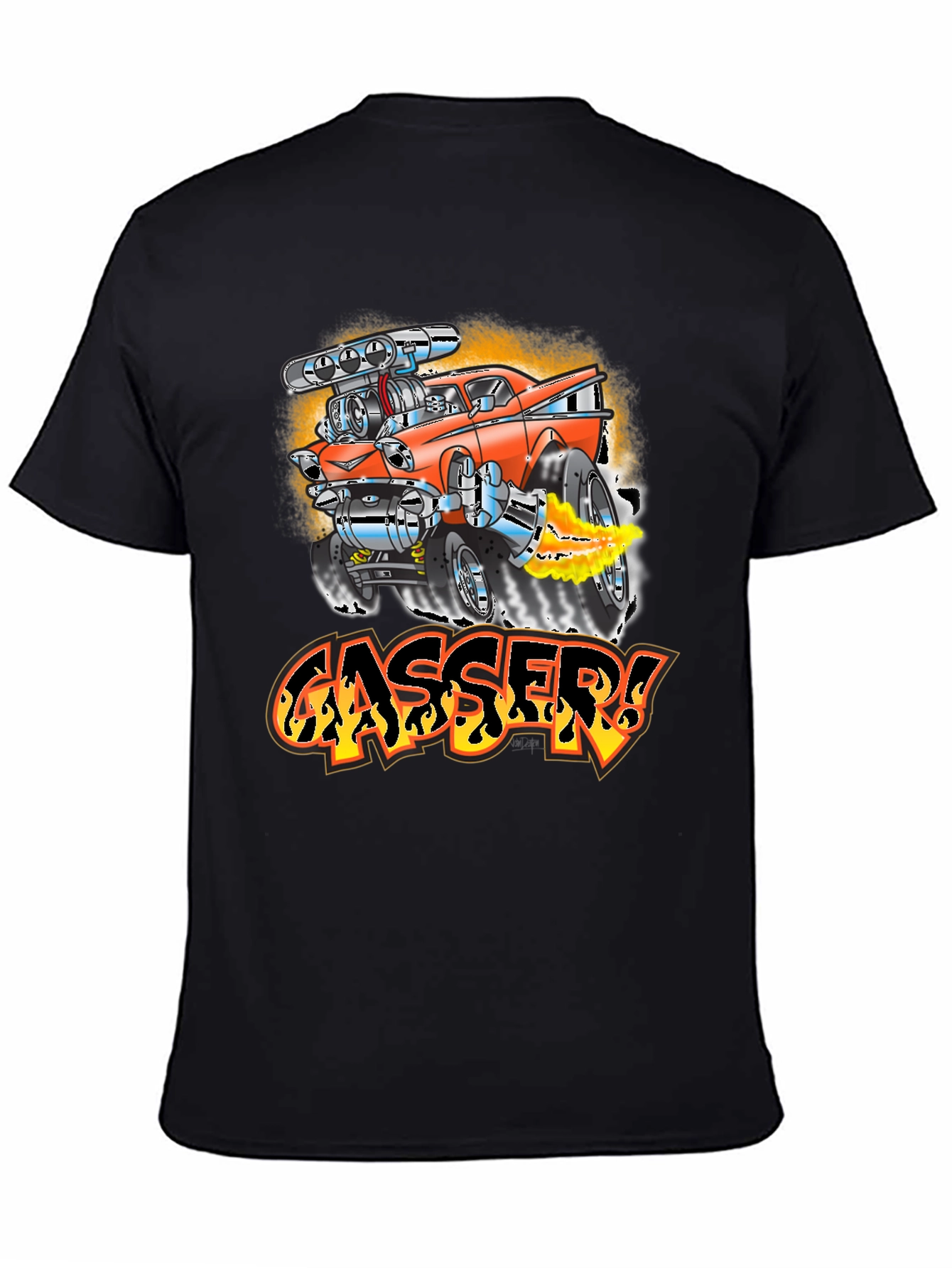 Gasser Hot Rod Car Graphic T-Shirt