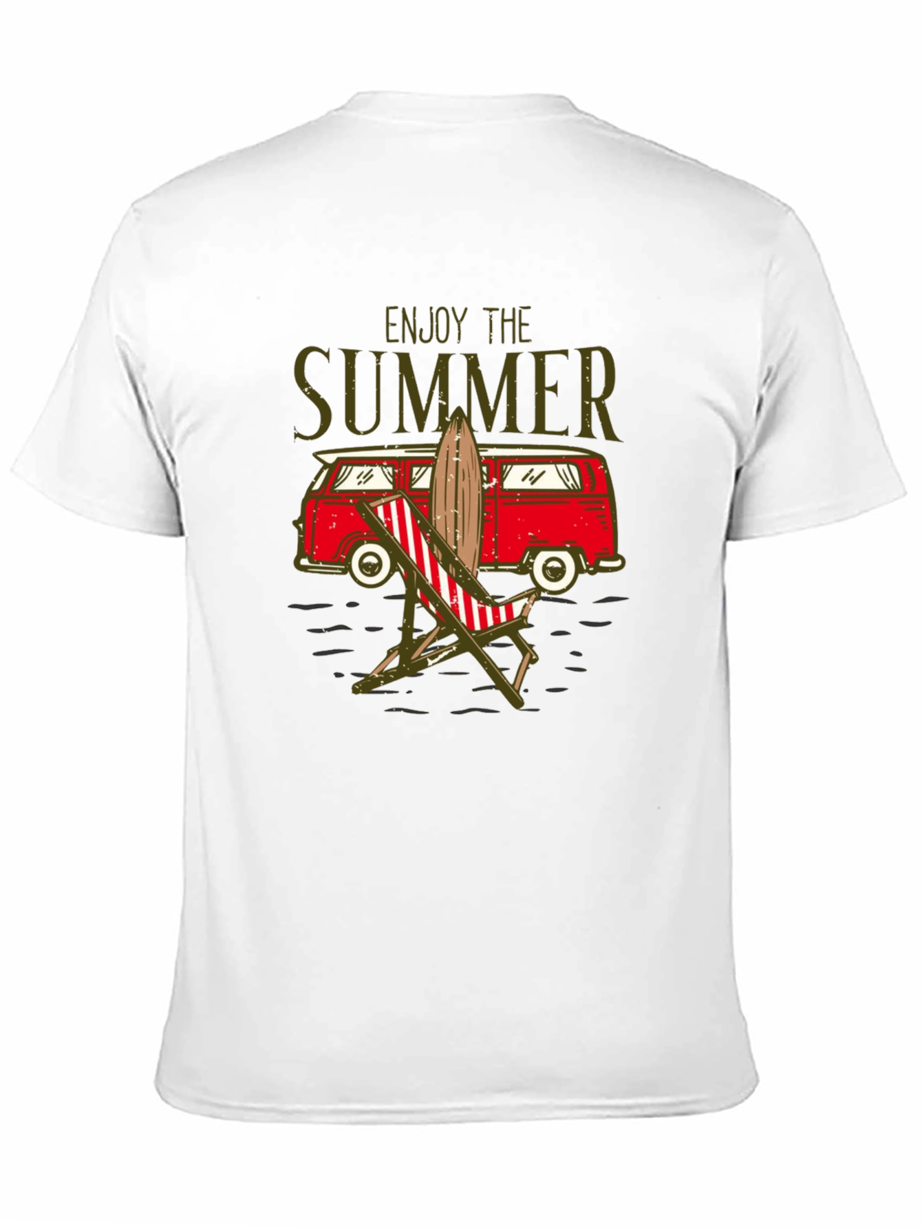 Enjoy The Summer T-Shirt Beach Van Surfboard