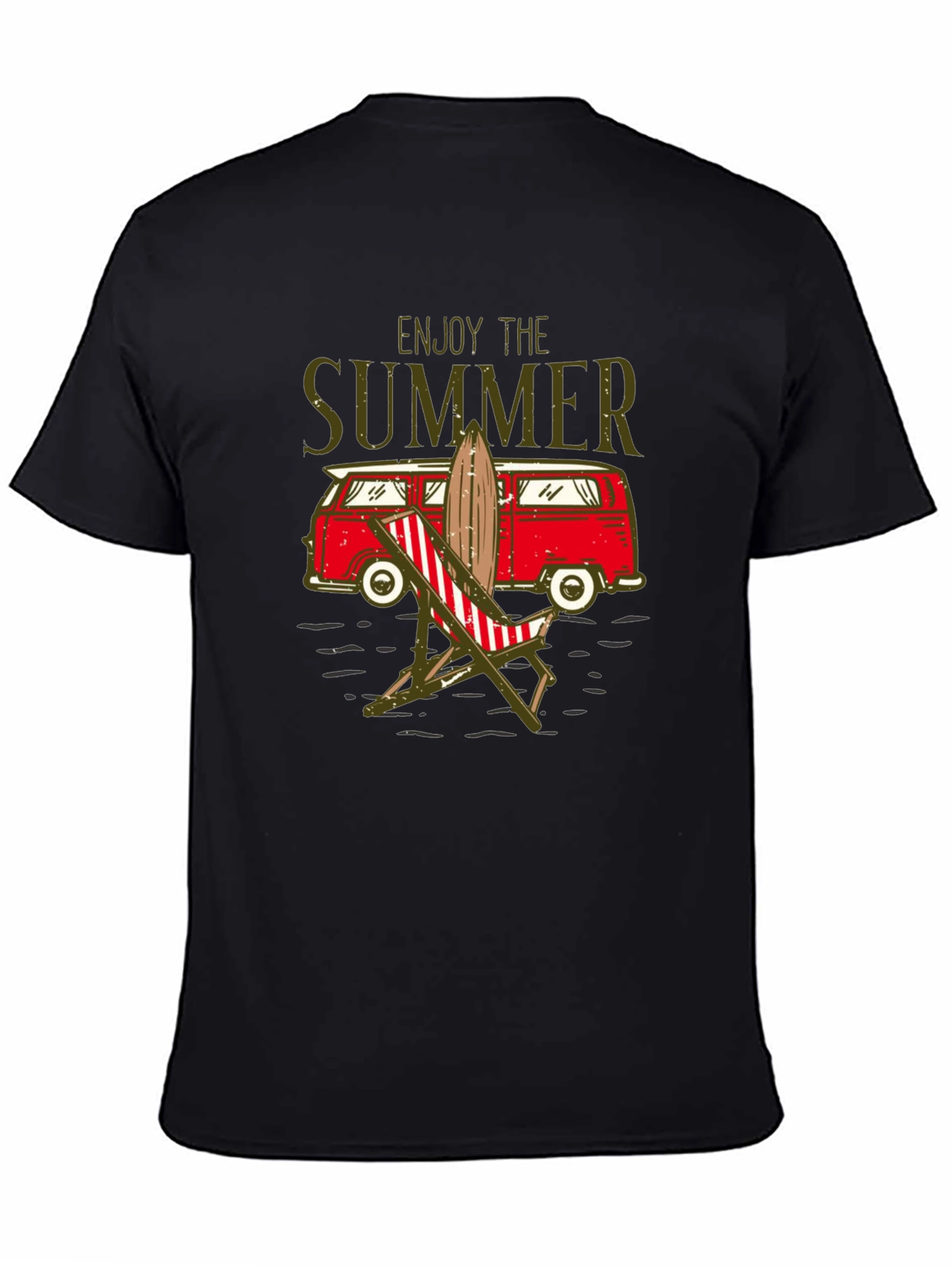 Enjoy The Summer T-Shirt Beach Van Surfboard
