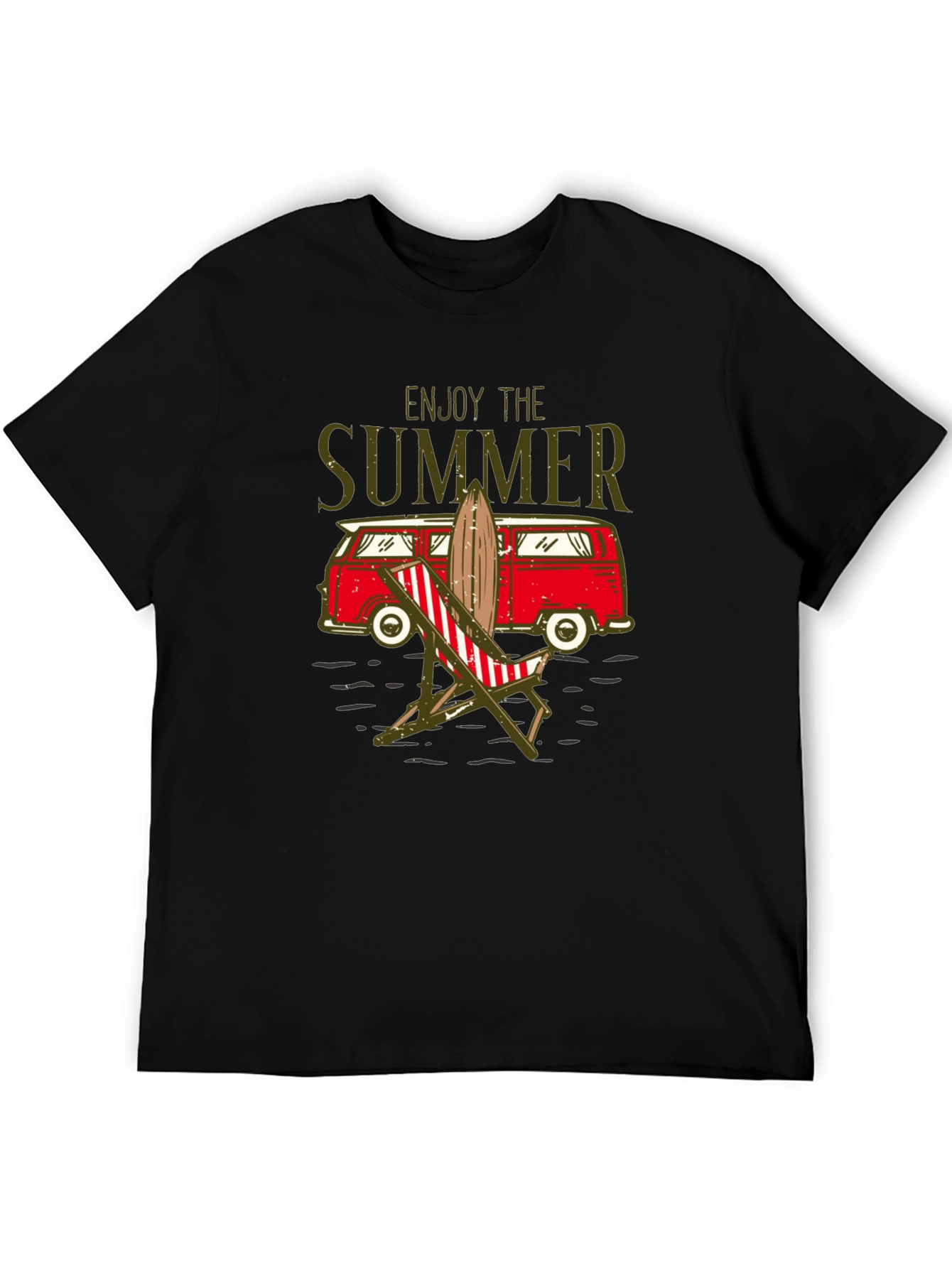Enjoy The Summer T-Shirt Beach Van Surfboard