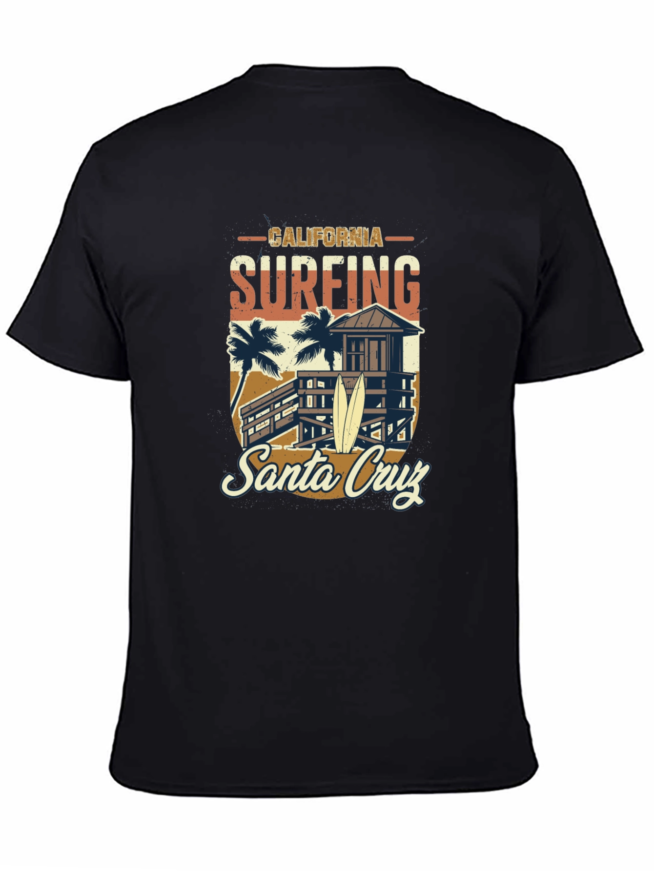 California Surfing Santa Cruz T-Shirt