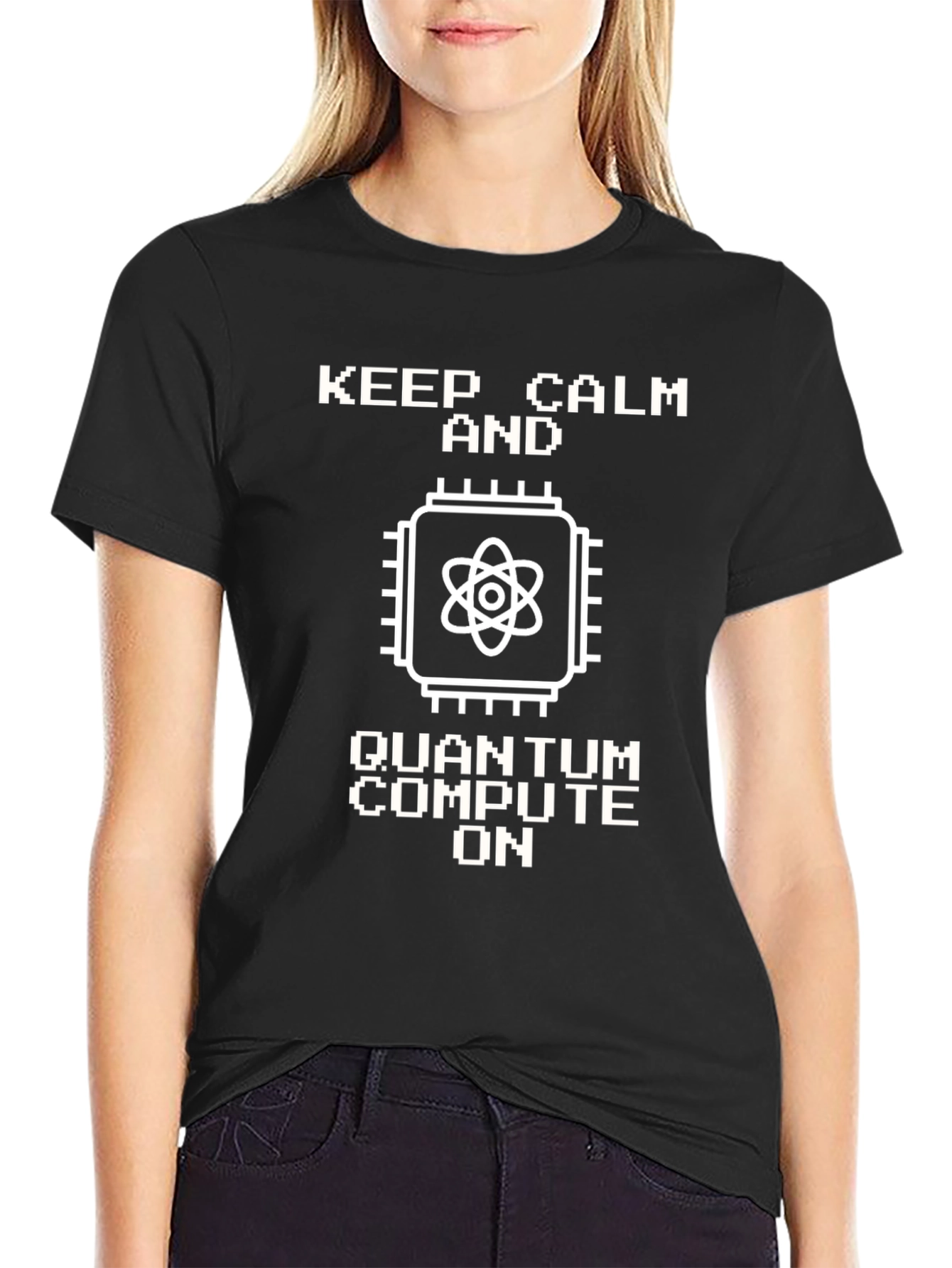 Keep Calm and Quantum Compute On T-Shirt