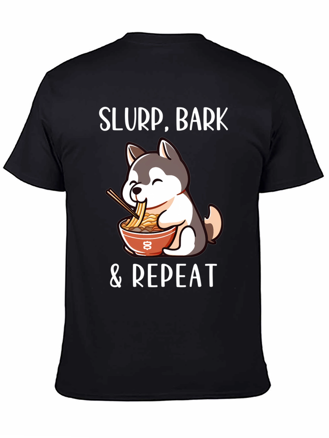 Slurp Bark Repeat Black Graphic Tee