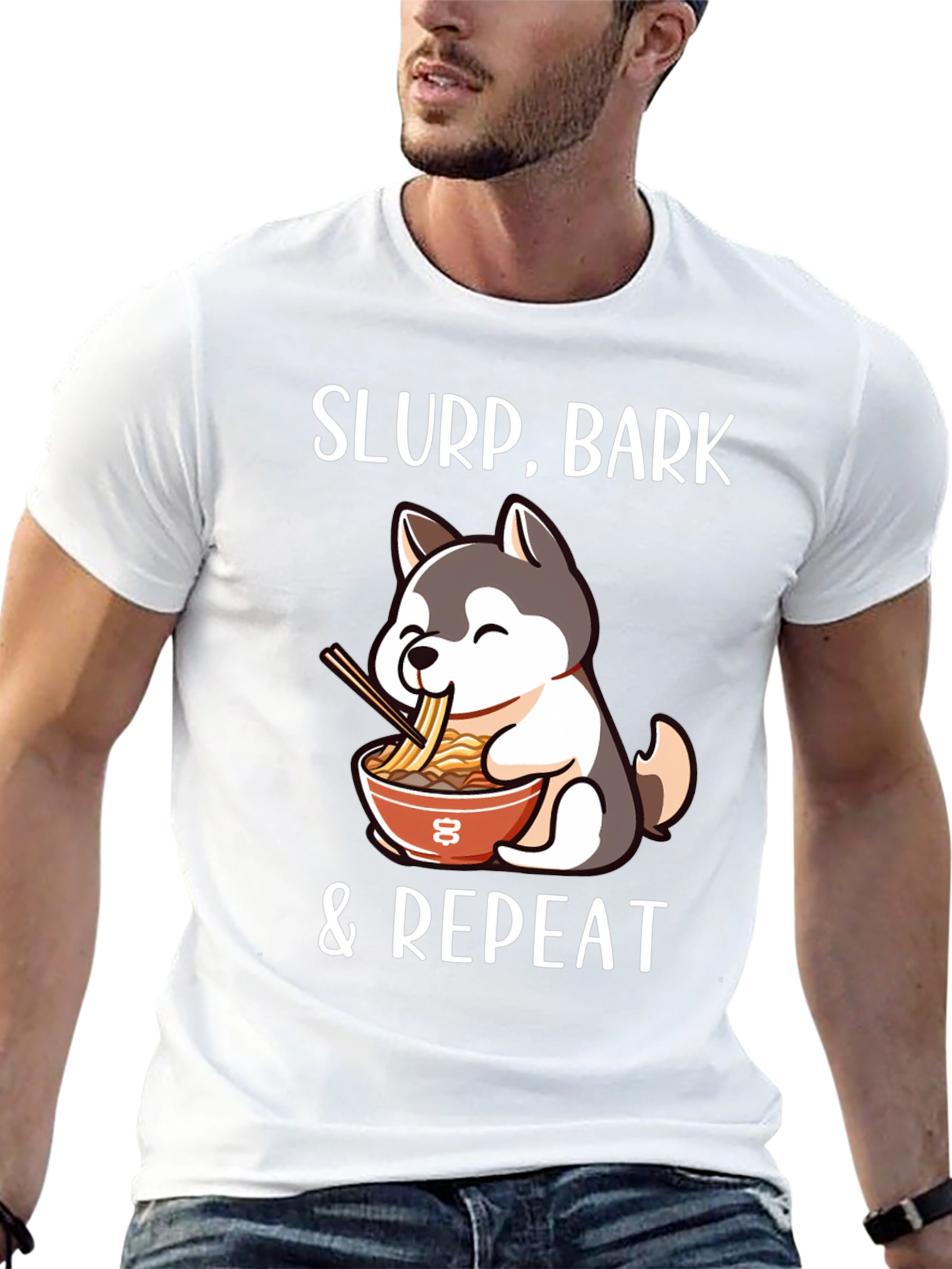 Slurp Bark Repeat Black Graphic Tee