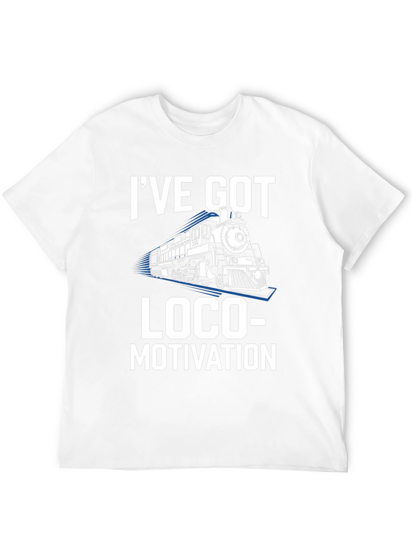 Loco-Motivation Train Graphic Tee - Classic Black