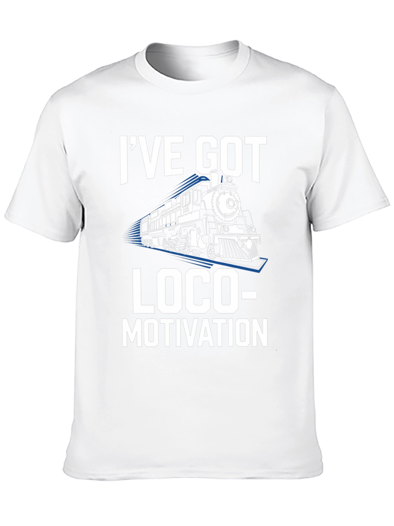Loco-Motivation Train Graphic Tee - Classic Black
