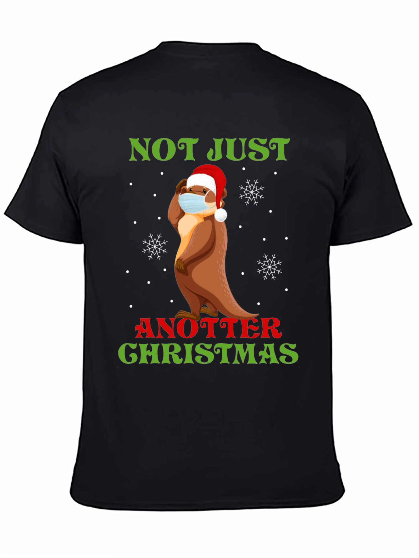 Funny Otter Christmas T-Shirt - Not Just Another Christmas