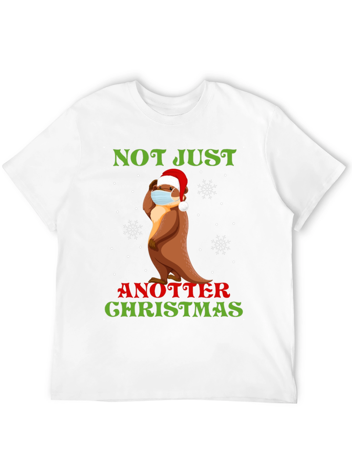 Funny Otter Christmas T-Shirt - Not Just Another Christmas
