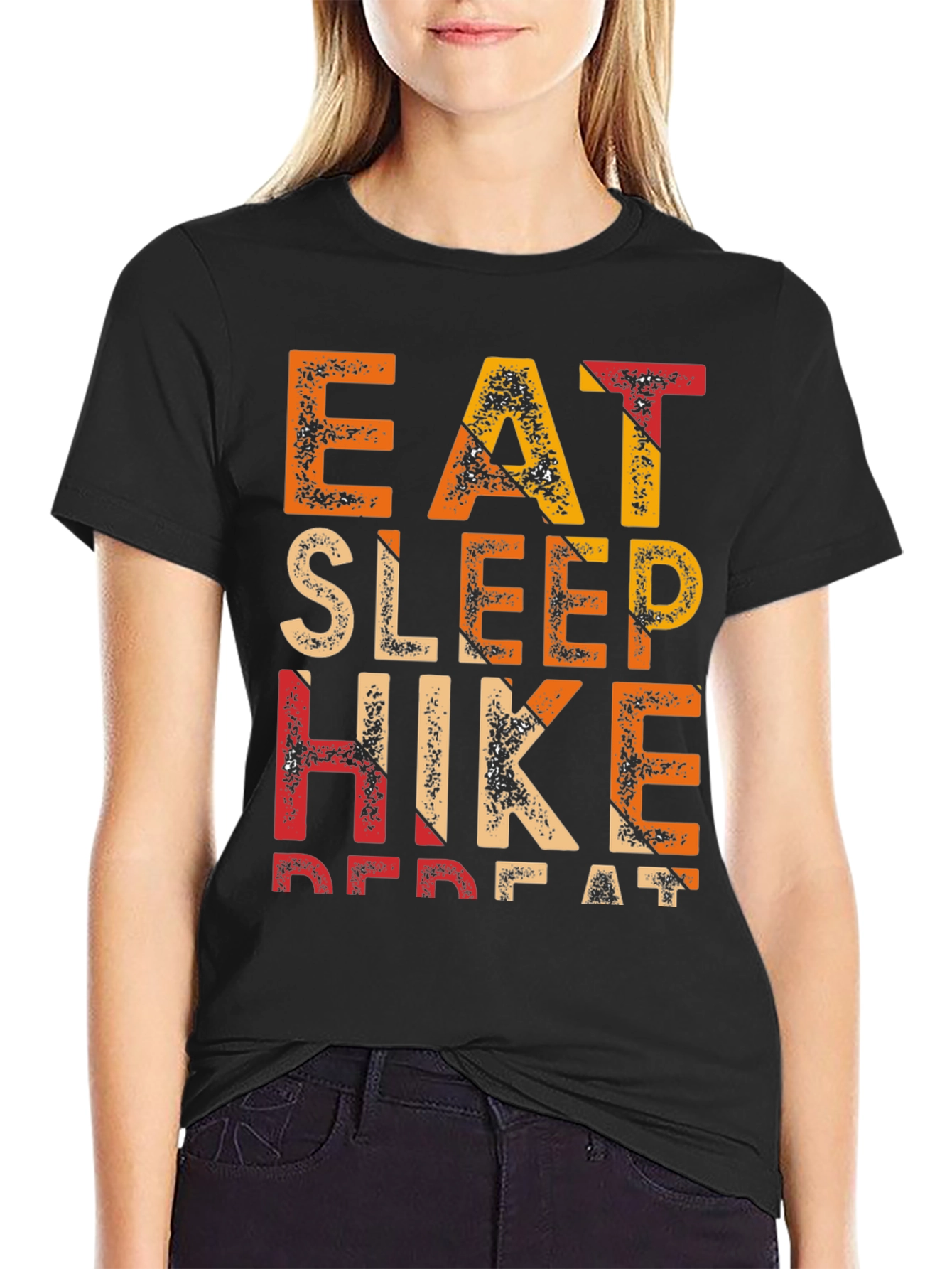 Eat Sleep Hike Repeat Graphic Tee