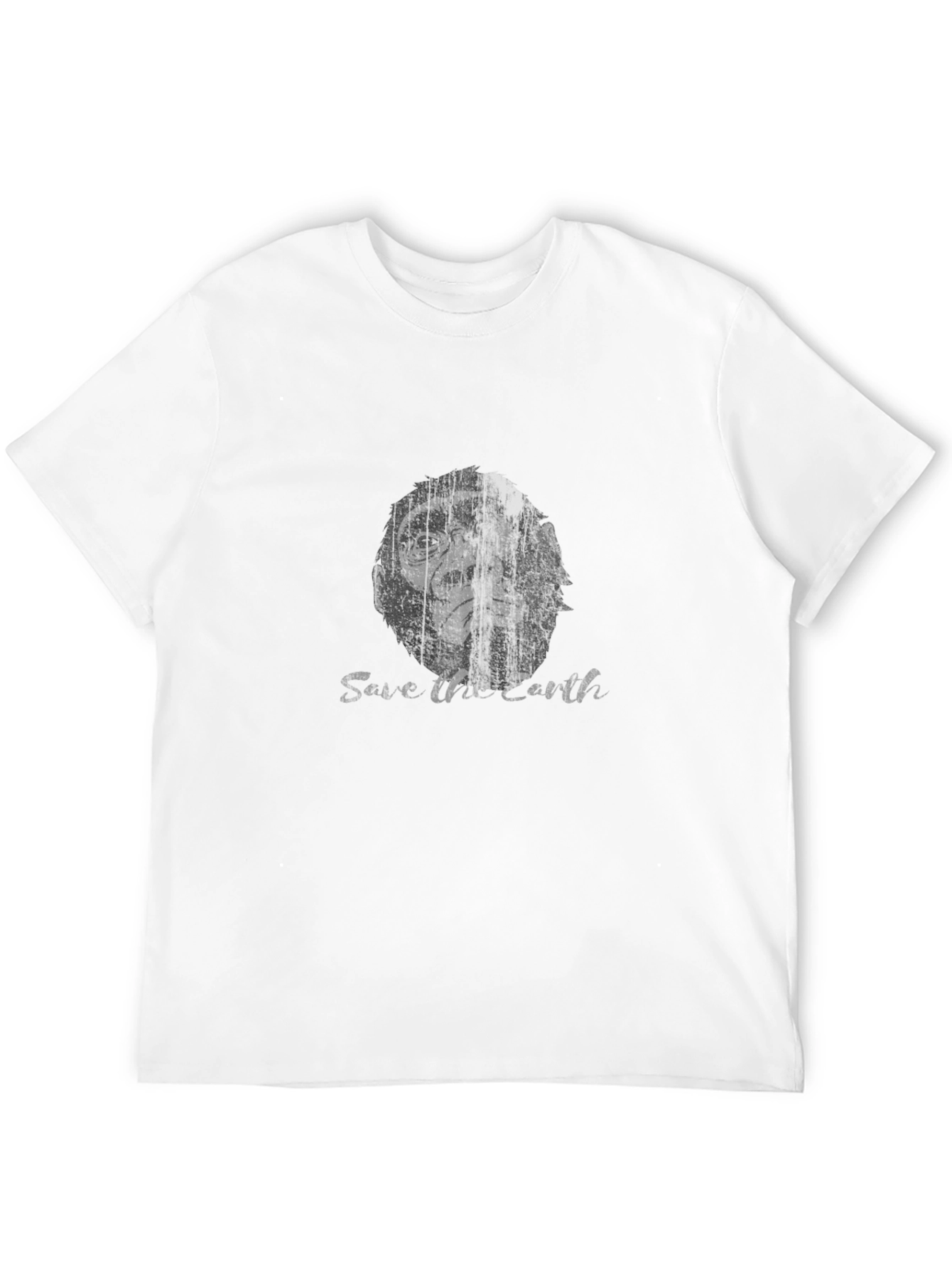 Save the Earth Ape Graphic T-Shirt