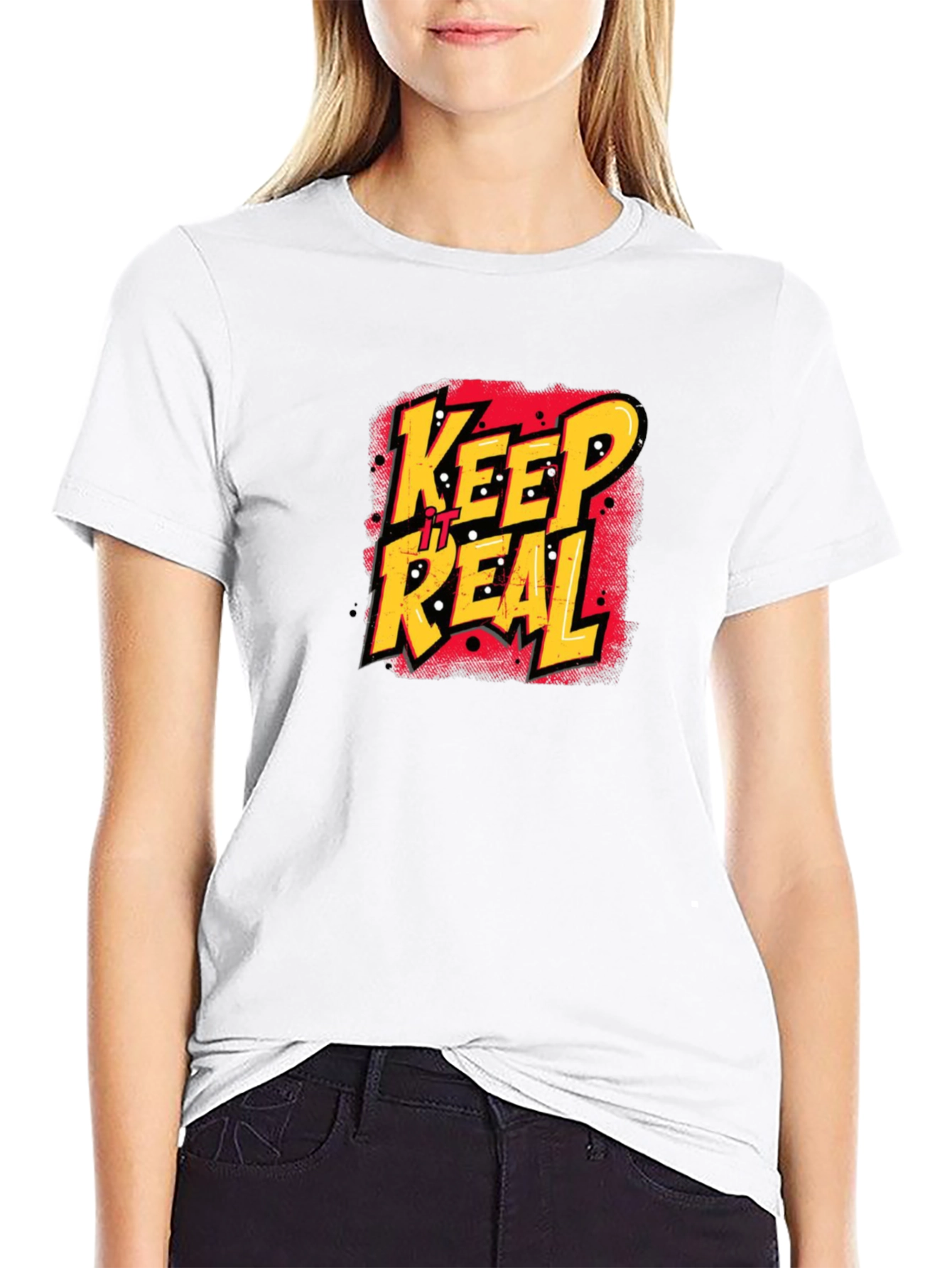 Keep It Real Graphic Tee - Classic Style
