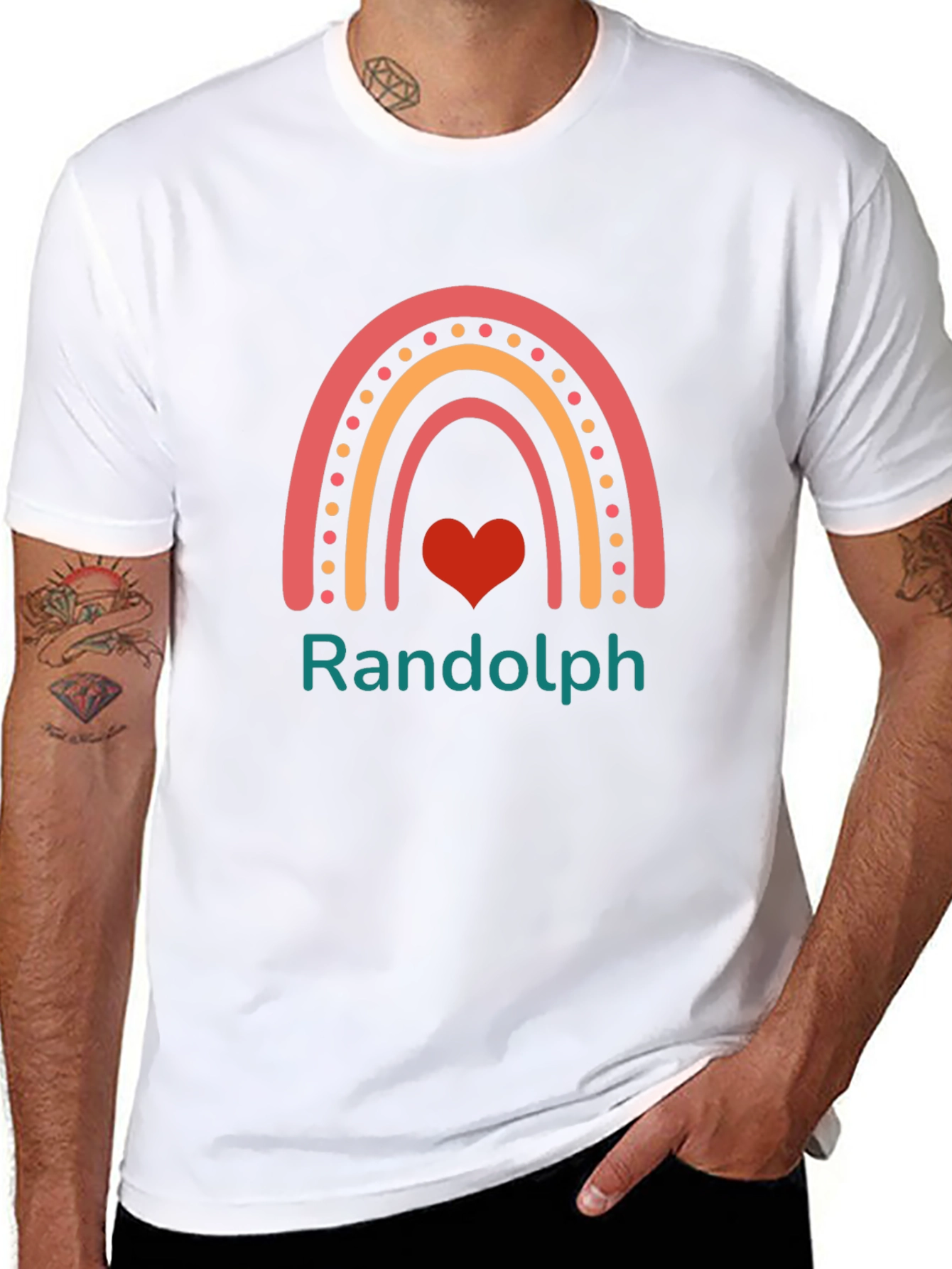 Rainbow Randolph Personalized T-Shirt