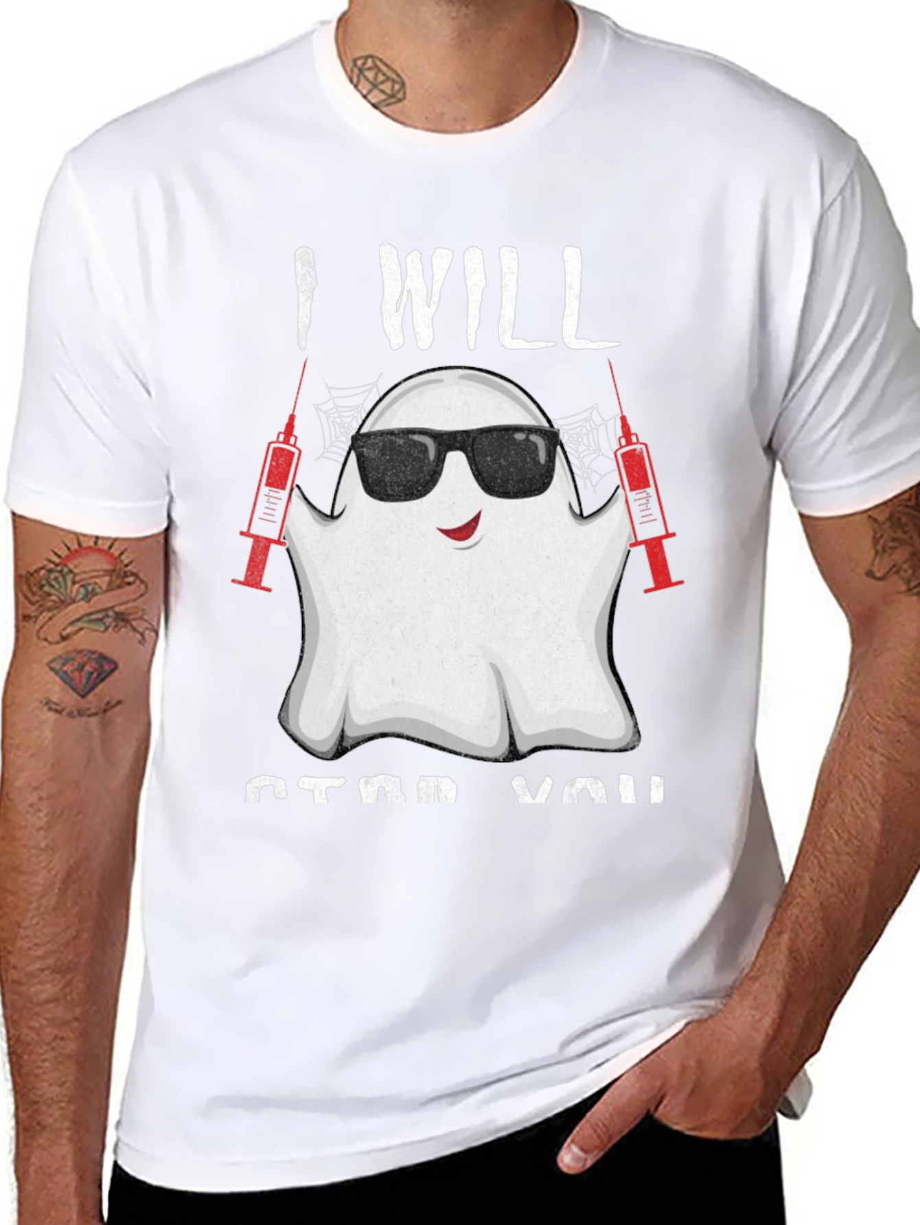 I Will Stab You Ghost T-Shirt