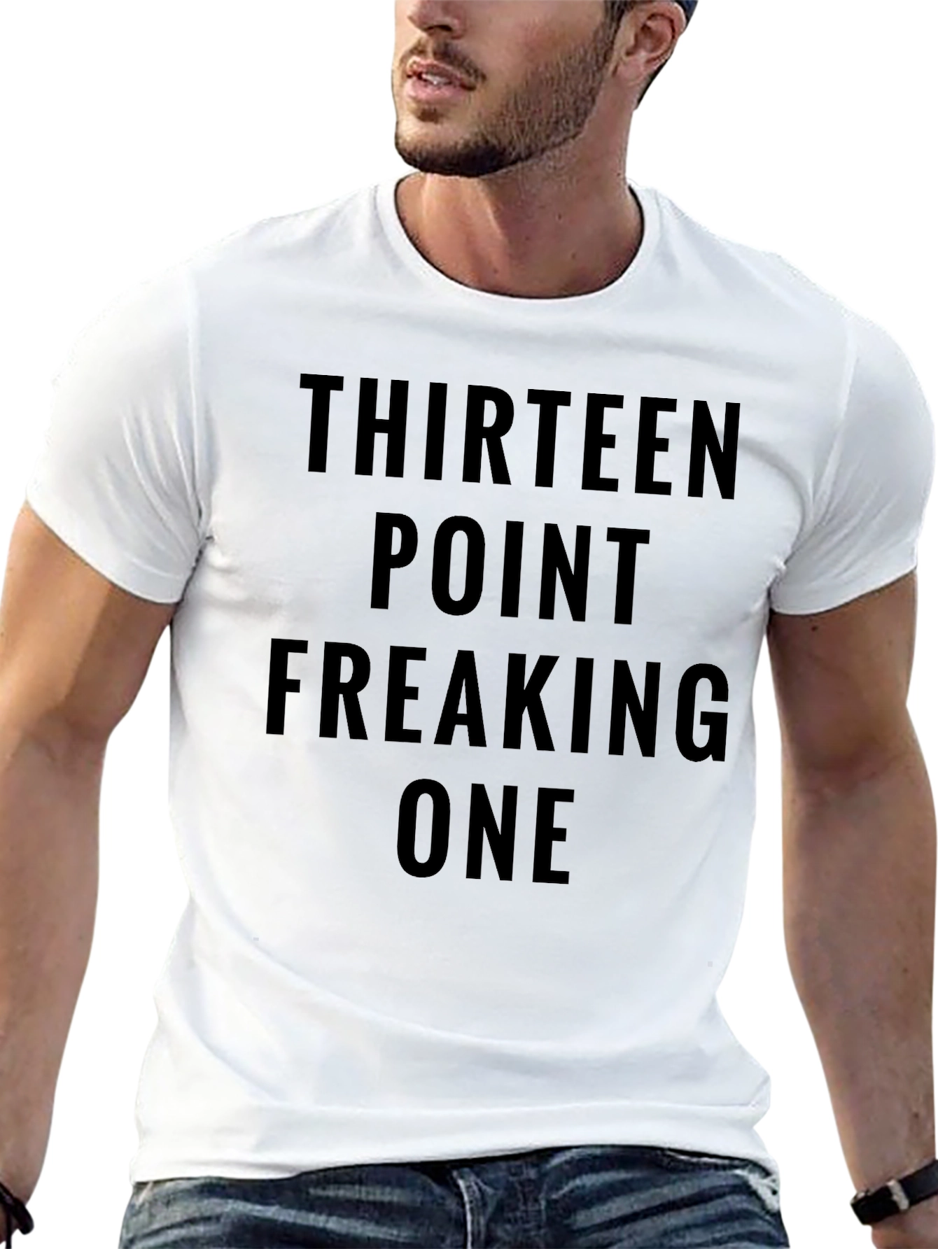 Thirteen Point Freaking One Black Tee