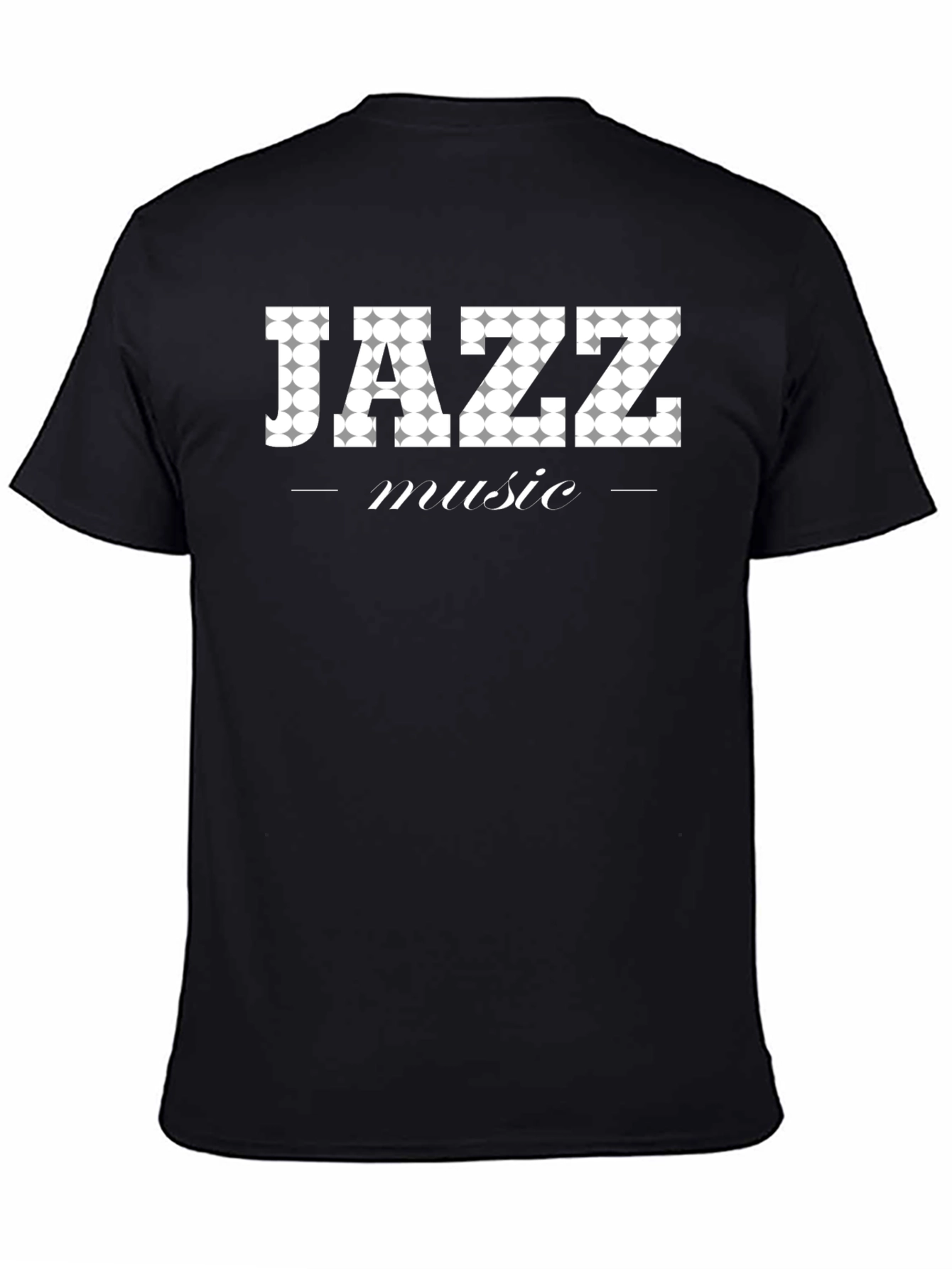 Jazz Music Graphic Tee - Black