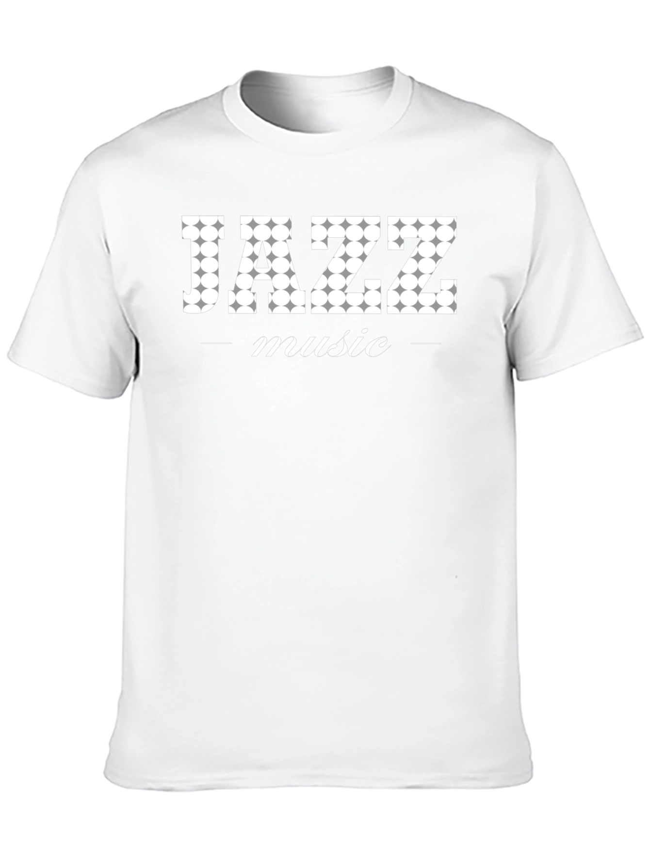Jazz Music Graphic Tee - Black