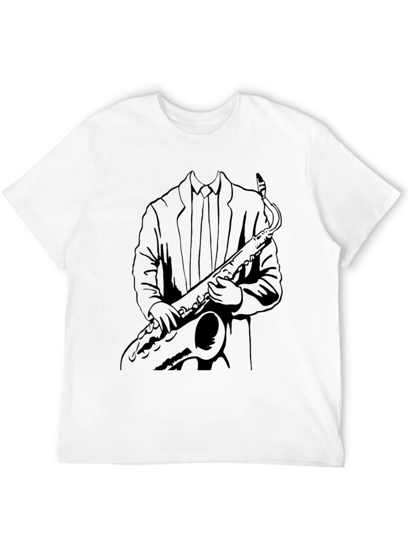 Cool Saxophone Player Graphic Tee