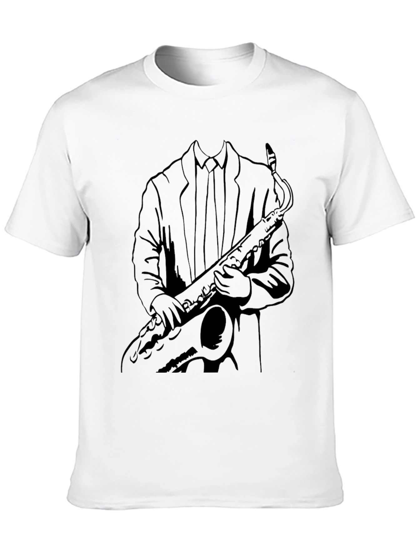 Cool Saxophone Player Graphic Tee