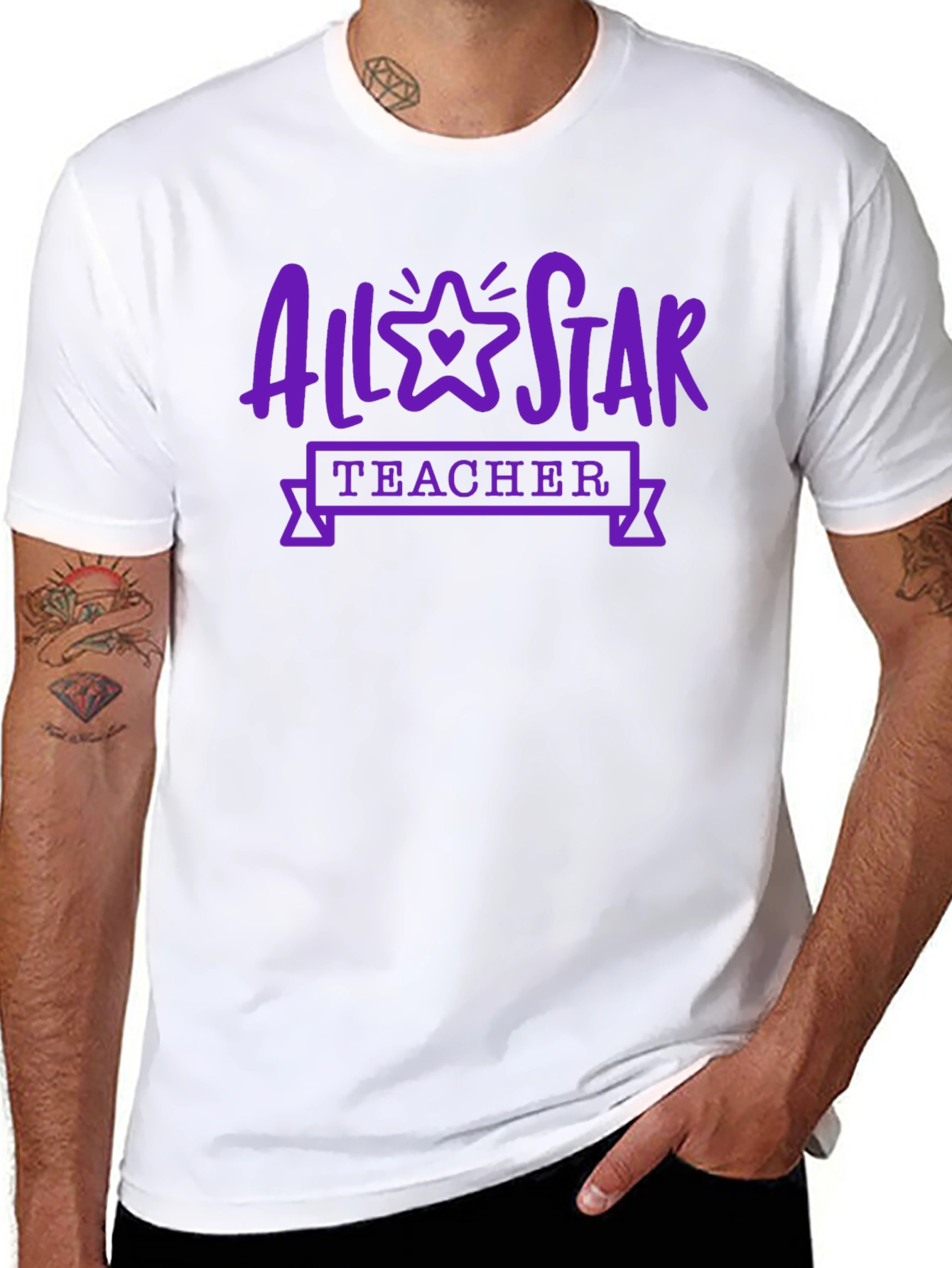 All Star Teacher Graphic T-Shirt