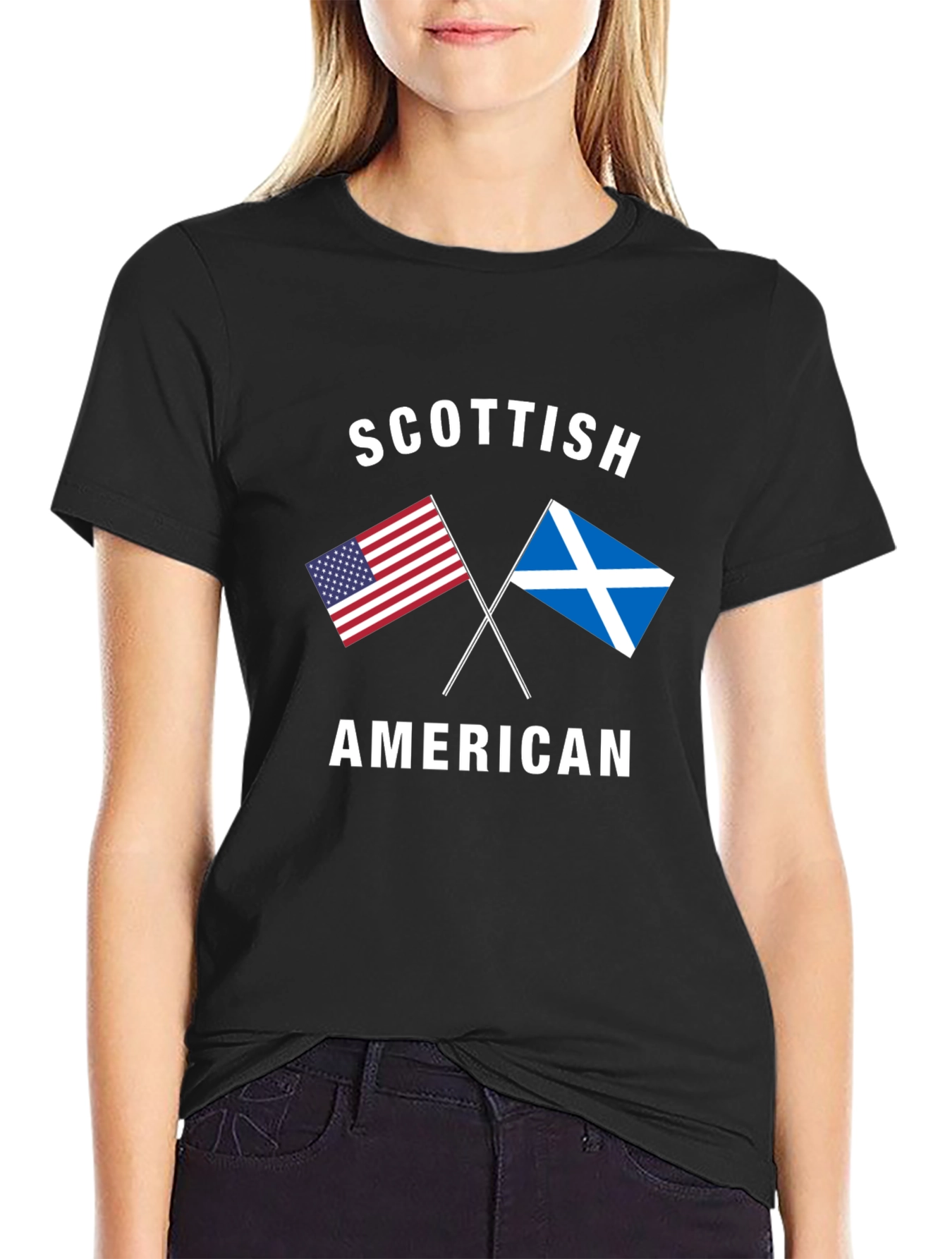 Scottish American Flag T-Shirt