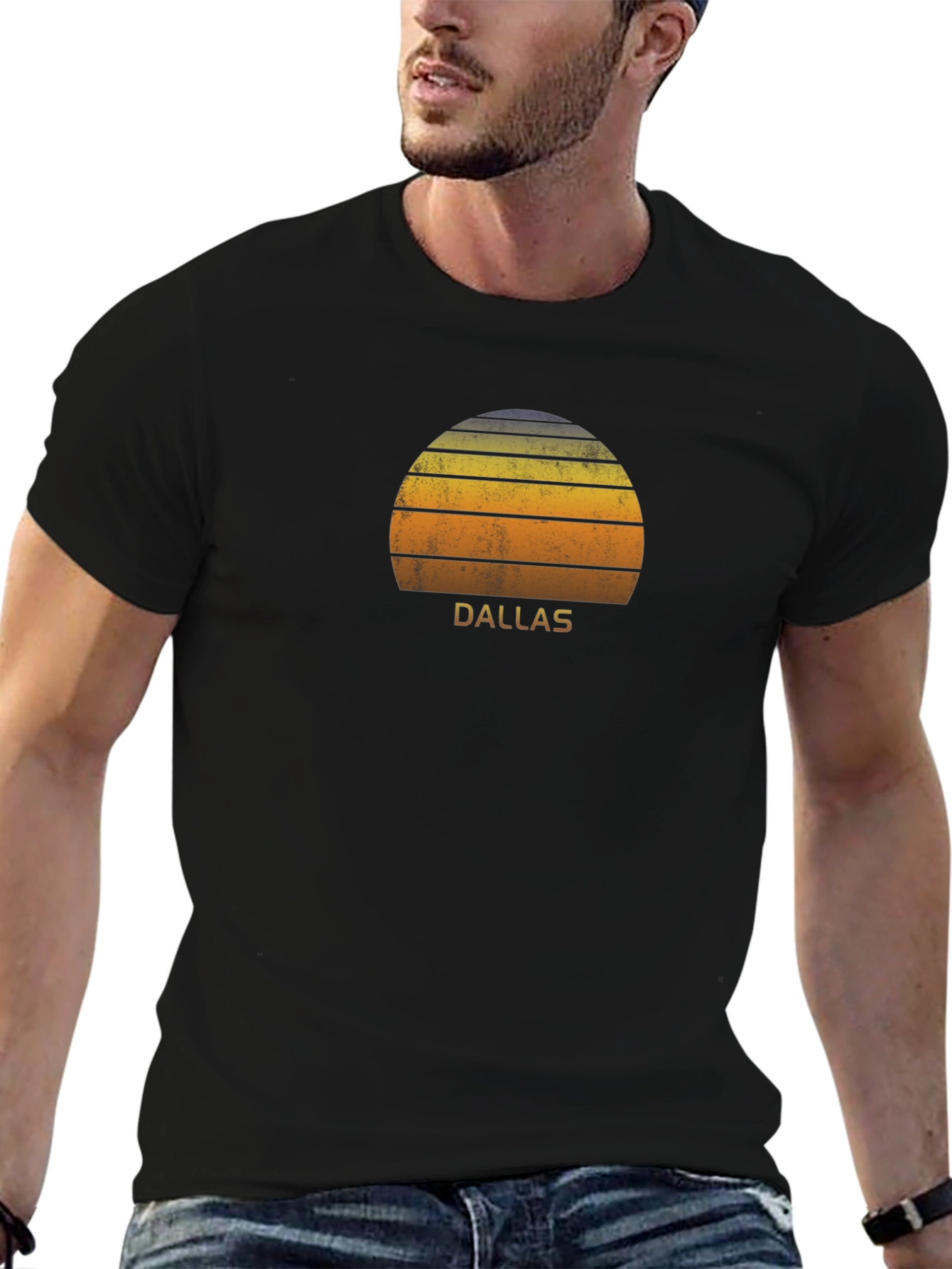 Dallas Retro Sunset Graphic Tee