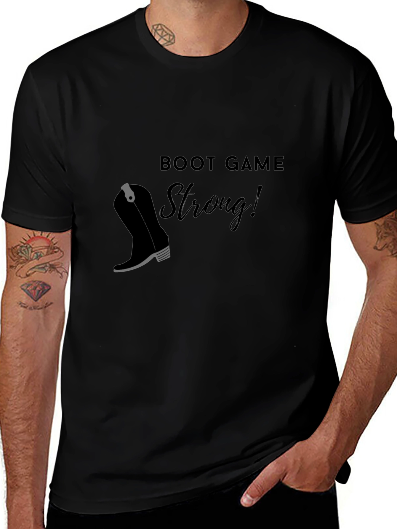 Boot Game Strong Graphic Tee