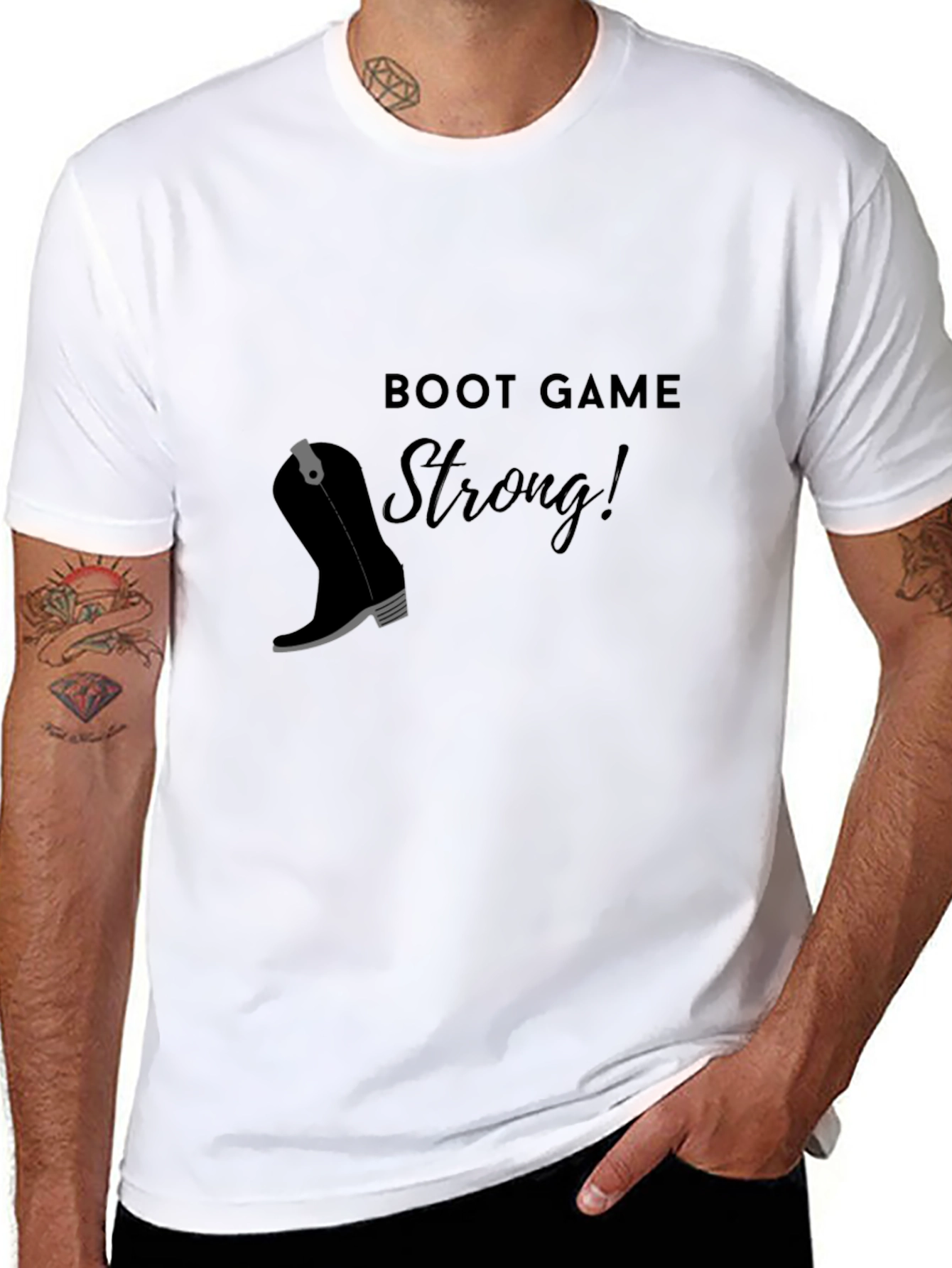 Boot Game Strong Graphic Tee