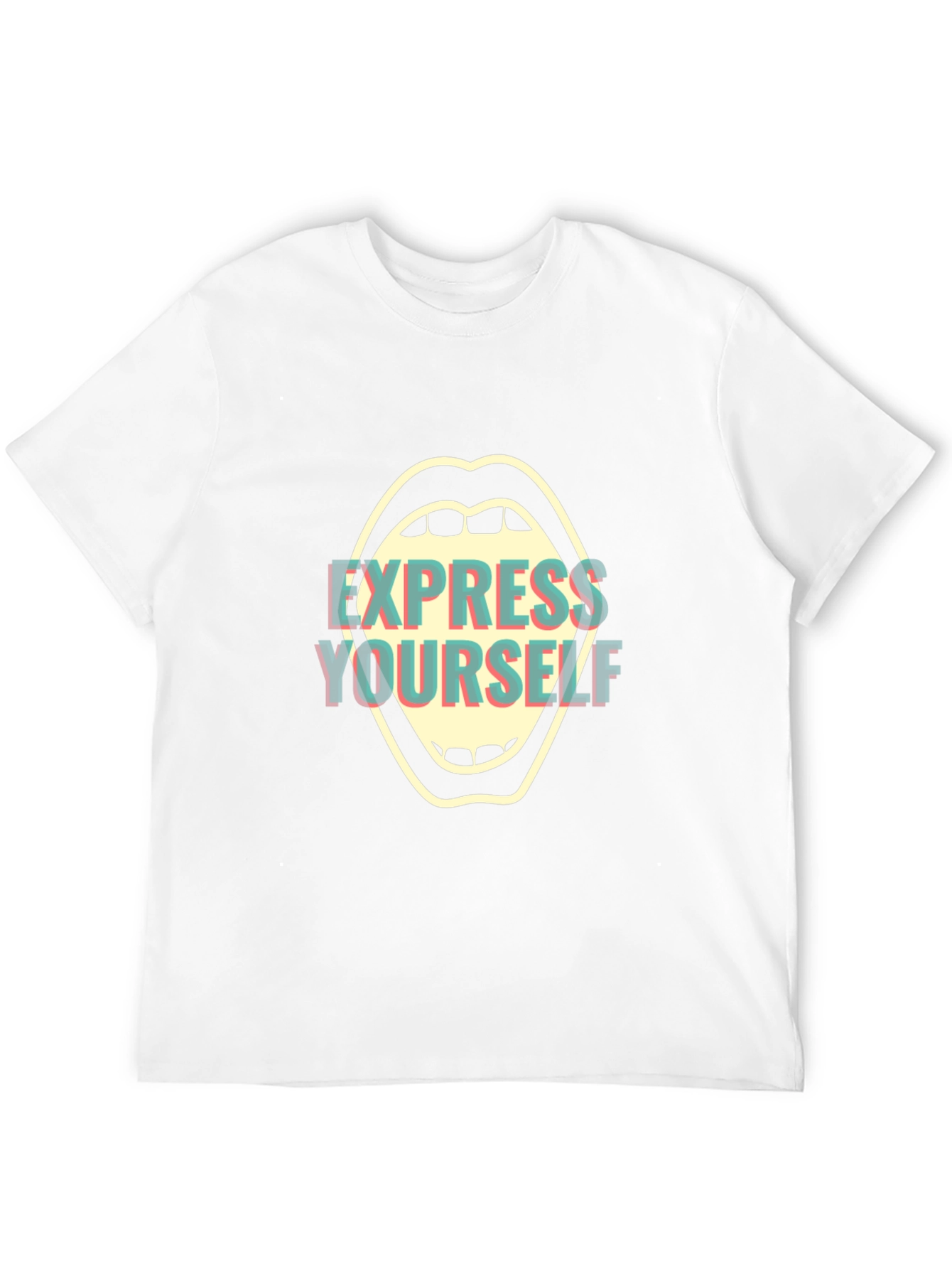 Express Yourself Graphic Tee - Bold Black Shirt