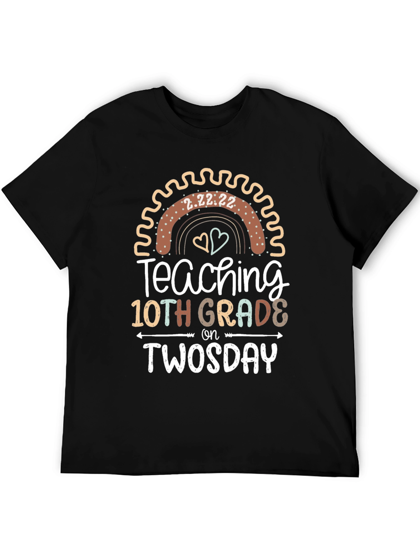 Teaching 10th Grade on Twosday T-Shirt